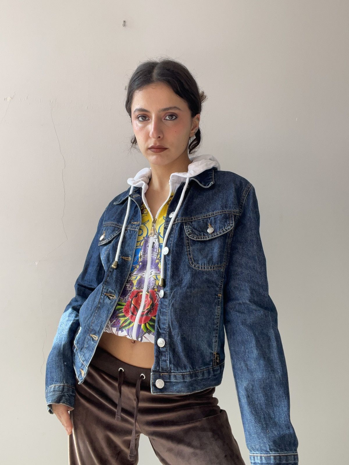 Vintage y2k mng denim jacket Size M / US 6-8 / IT 42-44 - 1 Thumbnail