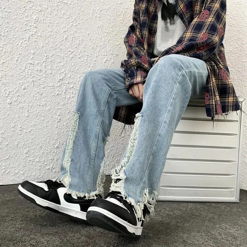 Japanese Brand Hip hop straight leg loose jeans Size US 32 / EU 48 - 3 Thumbnail