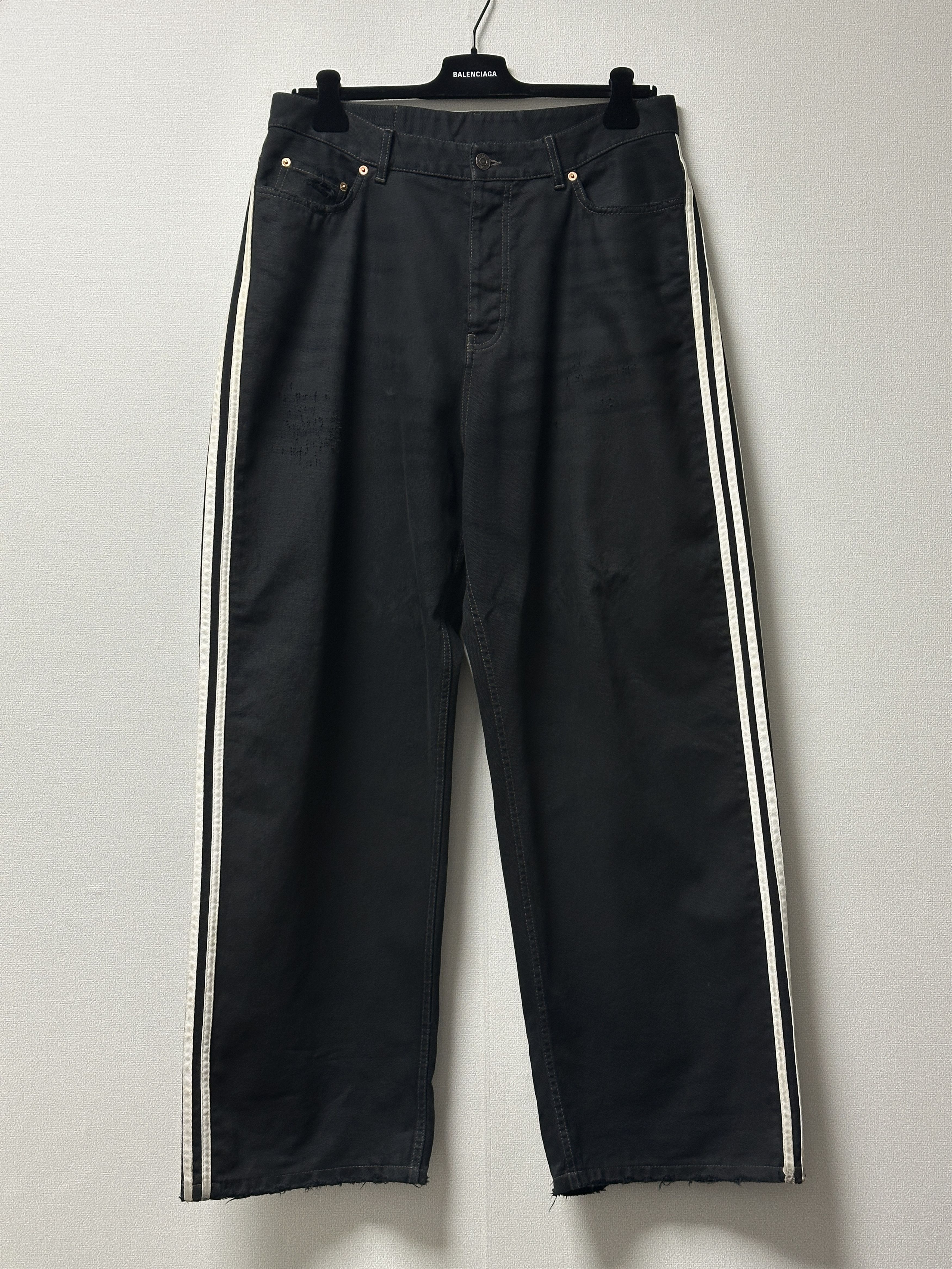 Adidas × Balenciaga Balenciaga X Adidas Large Baggy Jeans Size US 32 / EU 48 - 1 Thumbnail