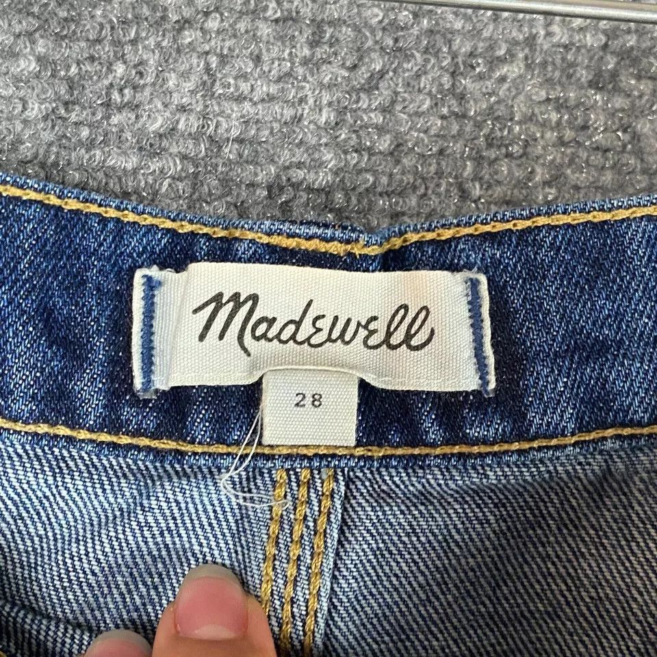 Madewell Madewell Skirt Women's 28 Denim 100% Cotton 30" Waist Adults Size 30" / US 8 / IT 44 - 6 Thumbnail