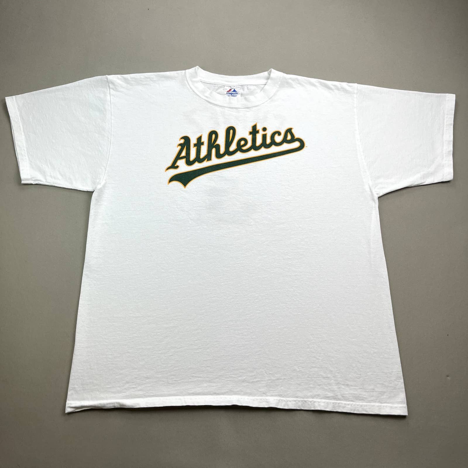 Eric Chavez 3 Oakland A's White Majestic Adult Sewn Jersey 2XL