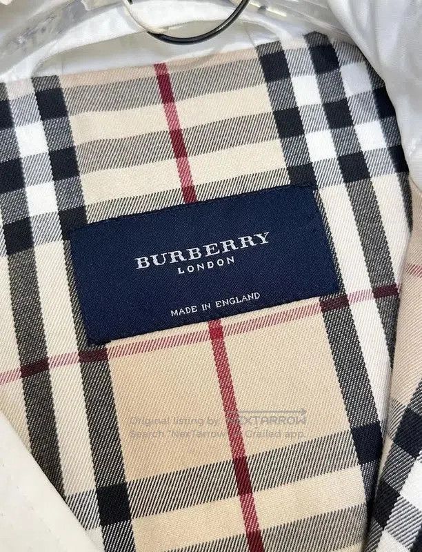 Burberry Burberry White Cotton Quilted Short Down Jacket. Size XS / US 0-2 / IT 36-38 - 6 Thumbnail