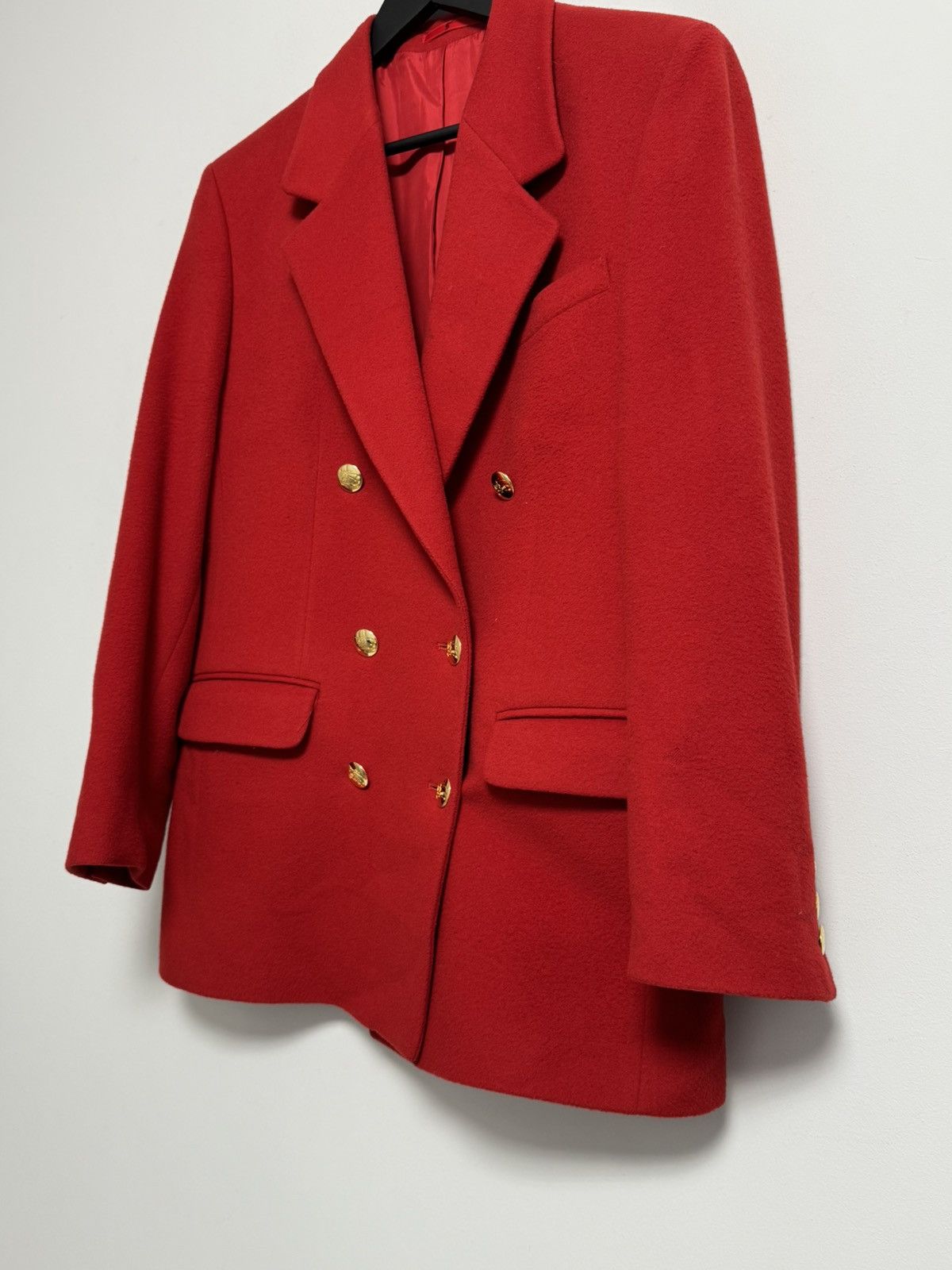 Burberry Burberrys London Vintage Double Breasted Wool Blazer Gold Size M / US 6-8 / IT 42-44 - 11 Thumbnail