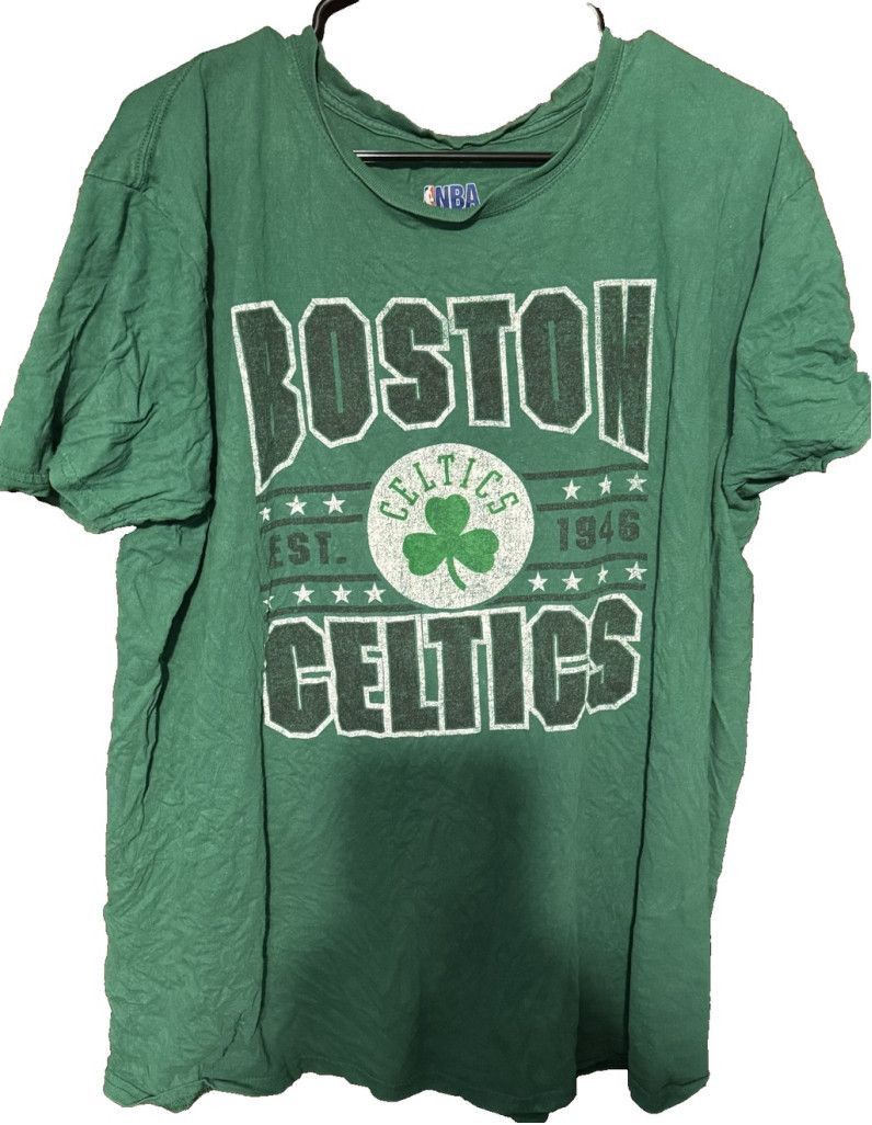 The Unbranded Brand Boston Celtics Short Sleeve T-Shirt Men Size XL NBA Green Size US XL / EU 56 / 4 - 1 Thumbnail