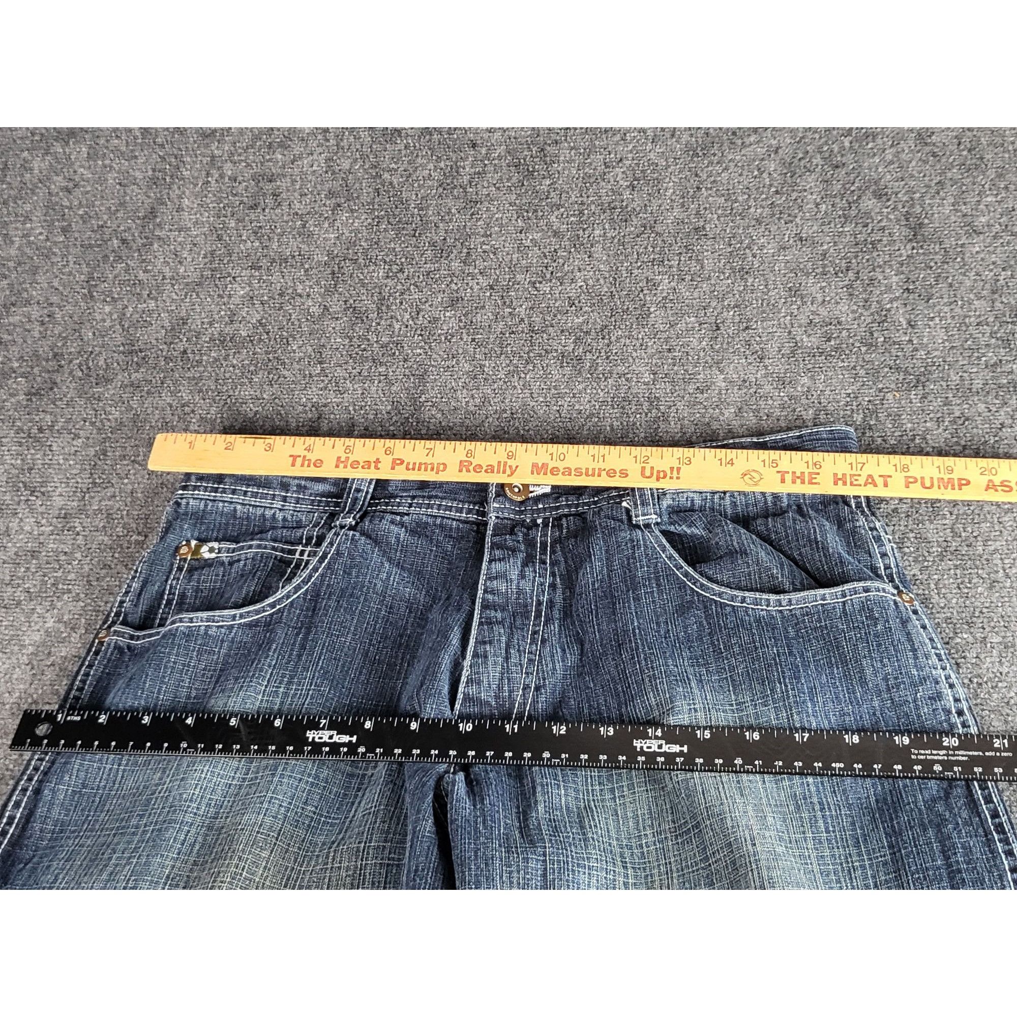 Southpole Vintage Southpole Y2K Baggy Jeans Men Sz 34 Blue Skater Casu Size US 34 / EU 50 - 6 Thumbnail