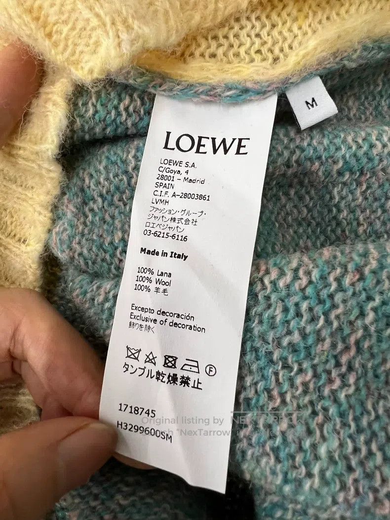 Loewe Loewe Two-tone knitted sweater Size M / US 6-8 / IT 42-44 - 5 Thumbnail