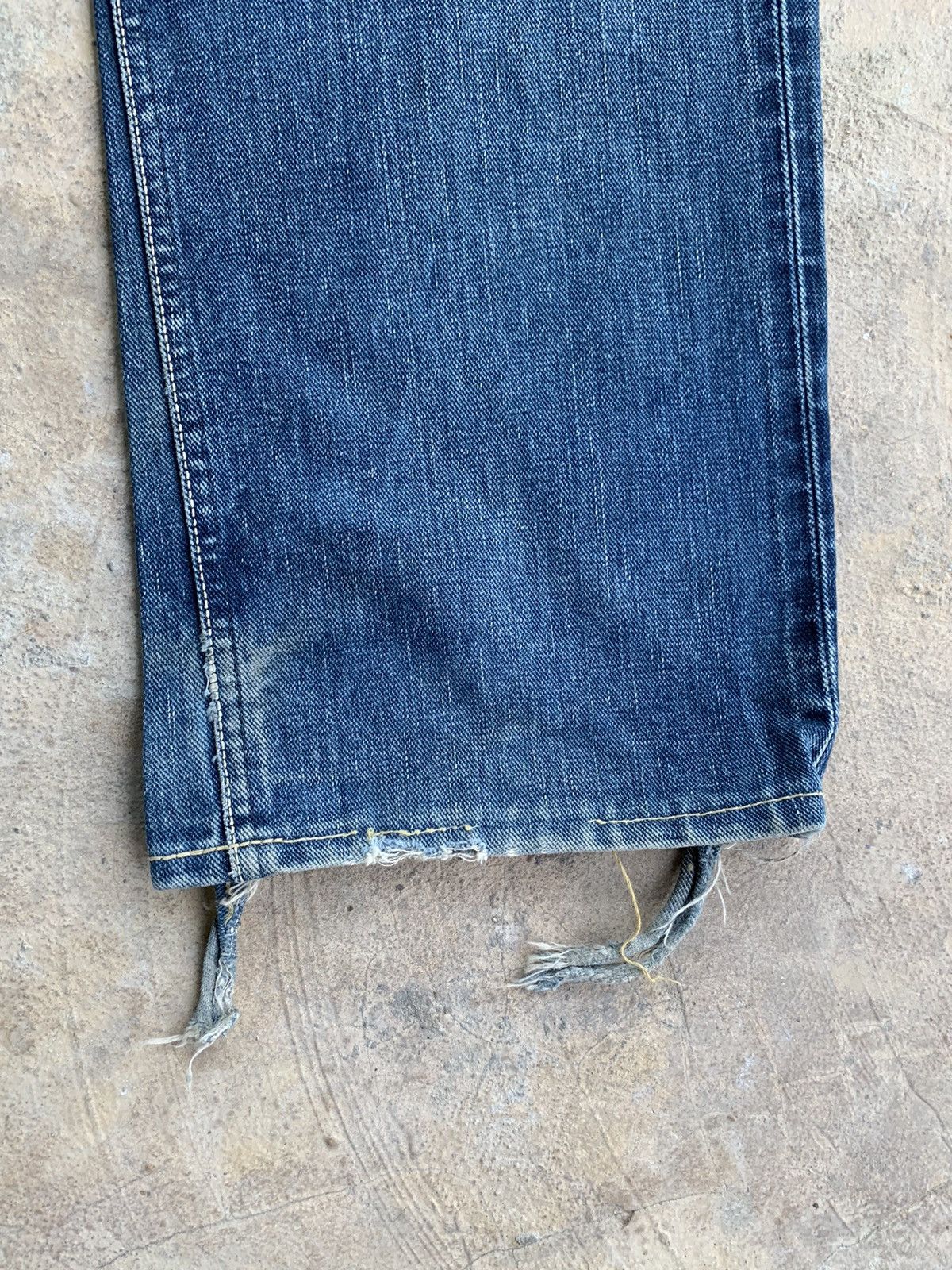 Lee Vintage Lee Raiders Selvedge Rusty Distressed Denim Size US 32 / EU 48 - 20 Thumbnail