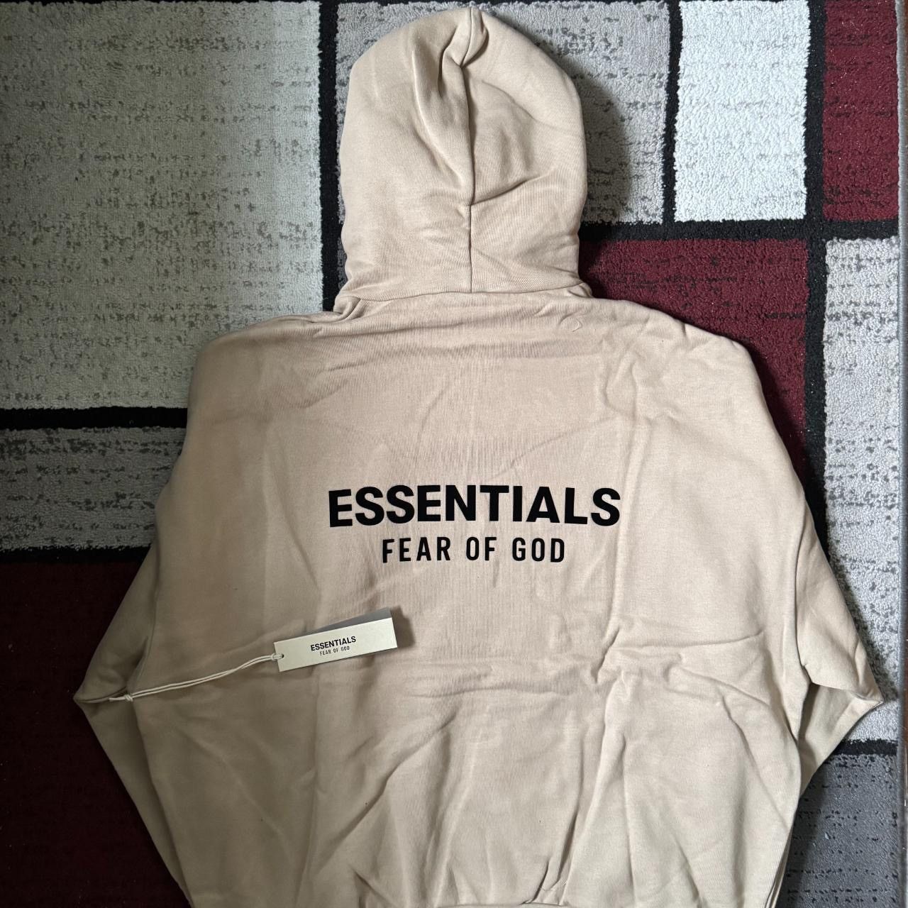 Fear of God Fear of God Essentials Fleece Hoodie Desert Sand Size XS Size US XS / EU 42 / 0 - 3 Thumbnail