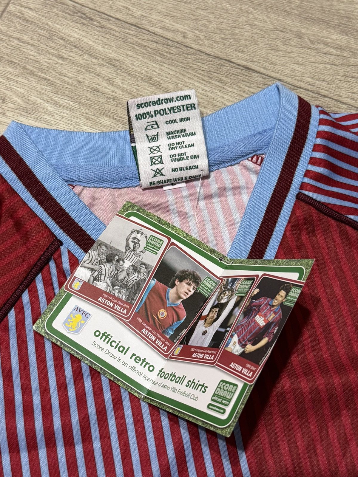 Vintage 🔷Retro Aston Villa 1987/88/99 Soccer jersey🔷 Size US L / EU 52-54 / 3 - 3 Thumbnail