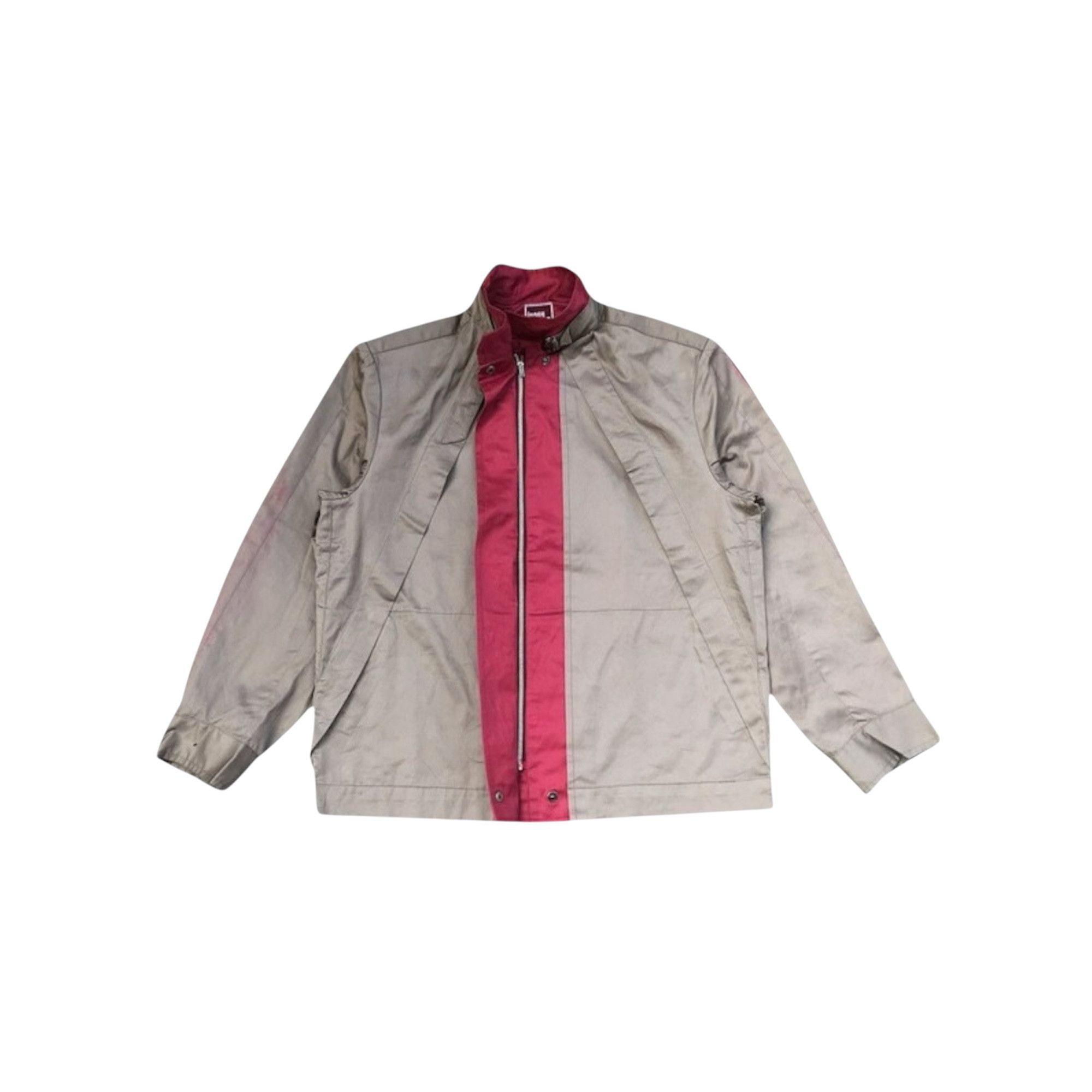Issey Miyake Vintage 80s Issey Miyake Pleated Sateen Bomber Jacket Size US M / EU 48-50 / 2 - 2 Thumbnail