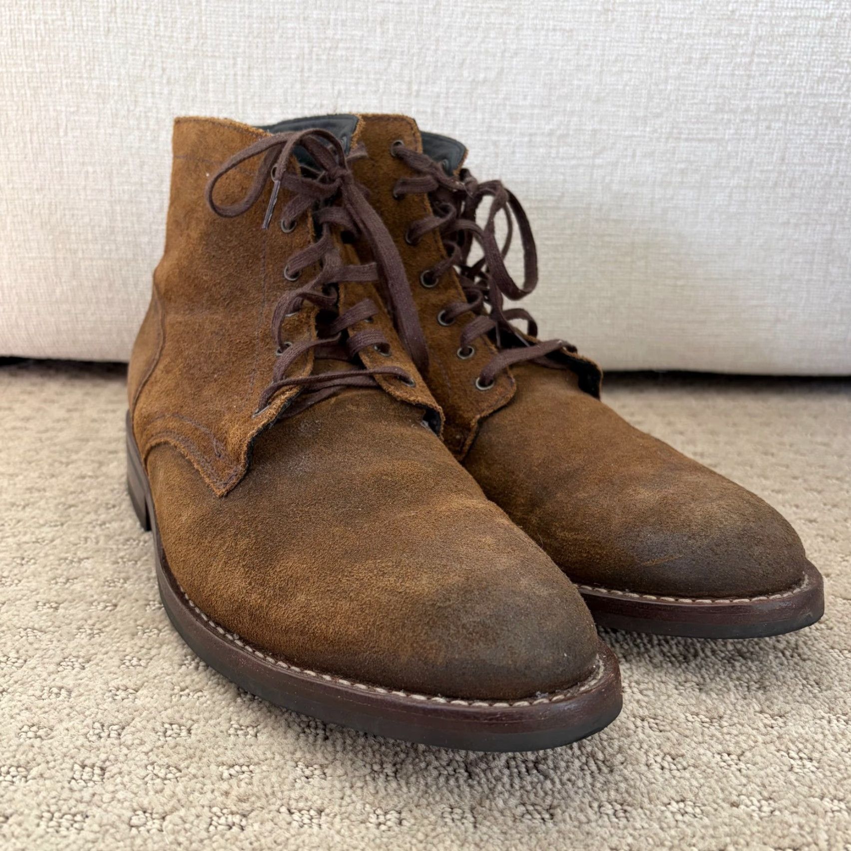 Thursday Boot Company Thursday Boot Company President Everyday Boots Mocha Suede Lace Up Men US 12 Size US 12 / EU 45 - 6 Thumbnail