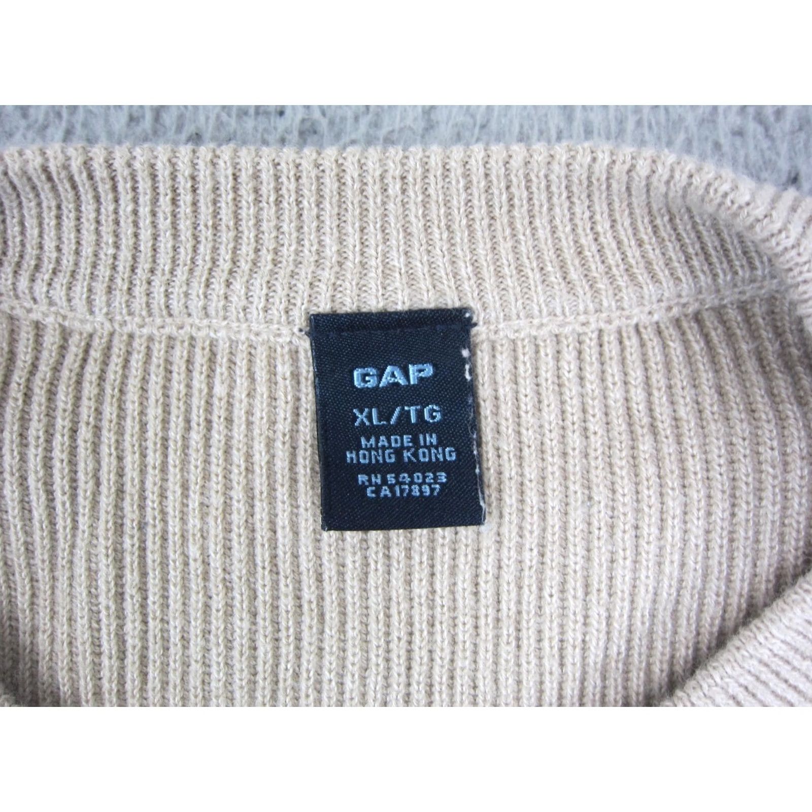 Gap VINTAGE GAP Sweater Womens XL Brown Crewneck Knit Pullover 80s 90s City Classic Logo Shirt Men? Size XL / US 12-14 / IT 48-50 - 3 Thumbnail