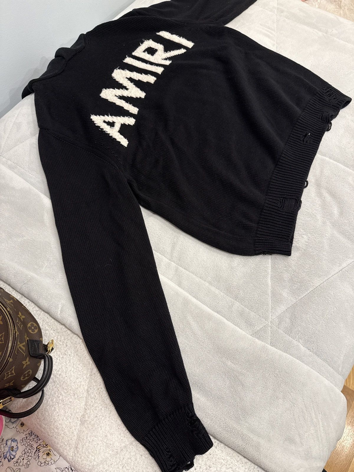 Amiri amiri black knit sweater Size US L / EU 52-54 / 3 - 2 Thumbnail