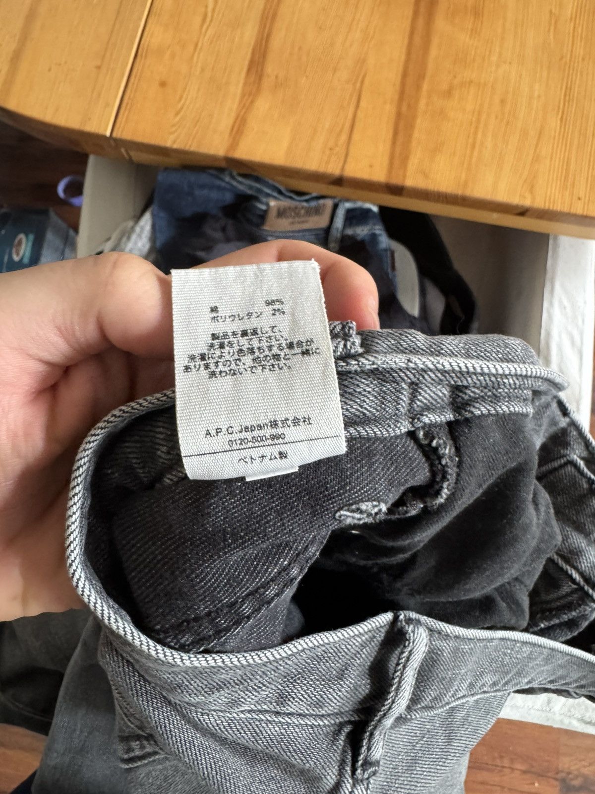 A.P.C. A.P.C Petit New Standard Jeans Washed Gray Denim 31 Size US 31 - 11 Thumbnail