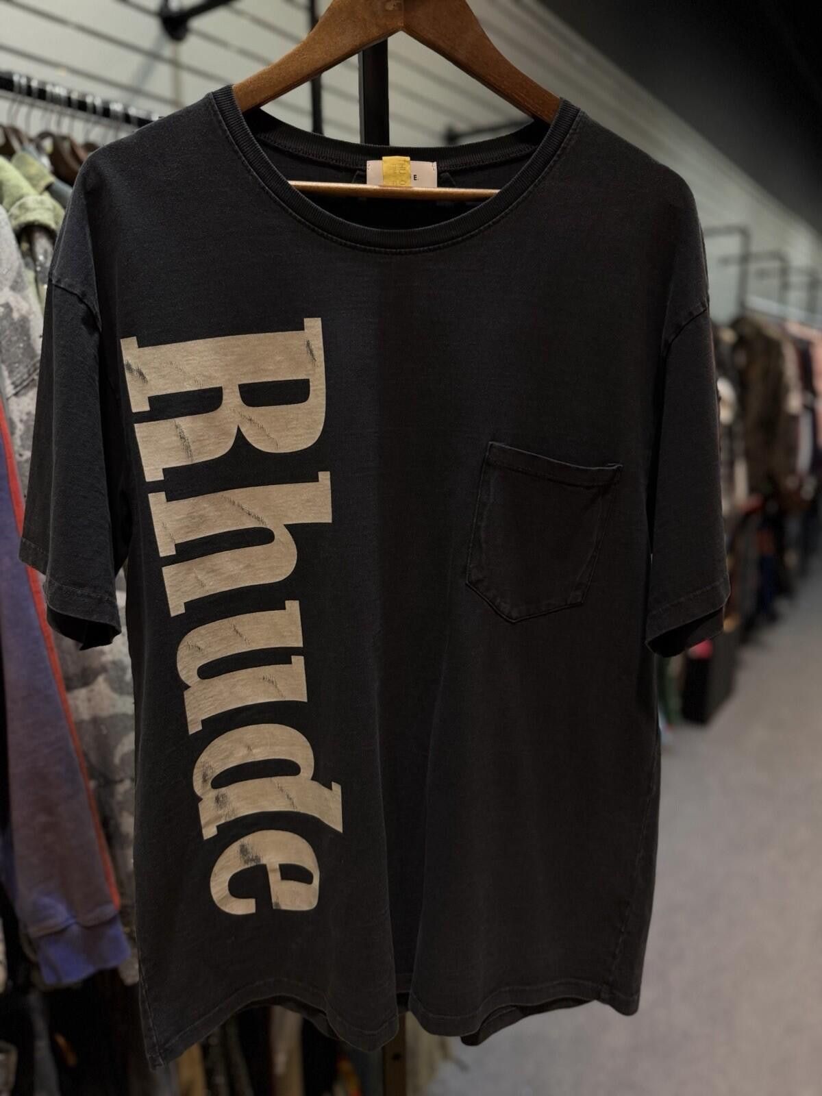 Rhude RhudeTee Shirt Blue Side Logo 100% Authentic Size (Small) Size US S / EU 44-46 / 1 - 2 Thumbnail