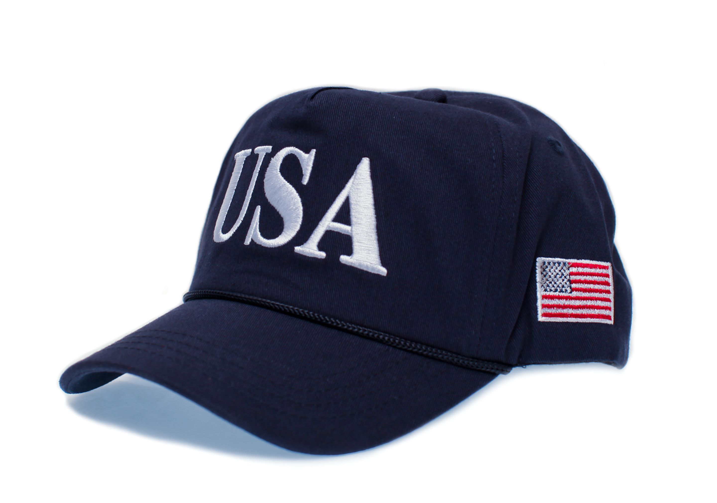 Other USA 45 Flag Hat MAGA Trump Make America Great Again Navy Size ONE SIZE - 2 Thumbnail