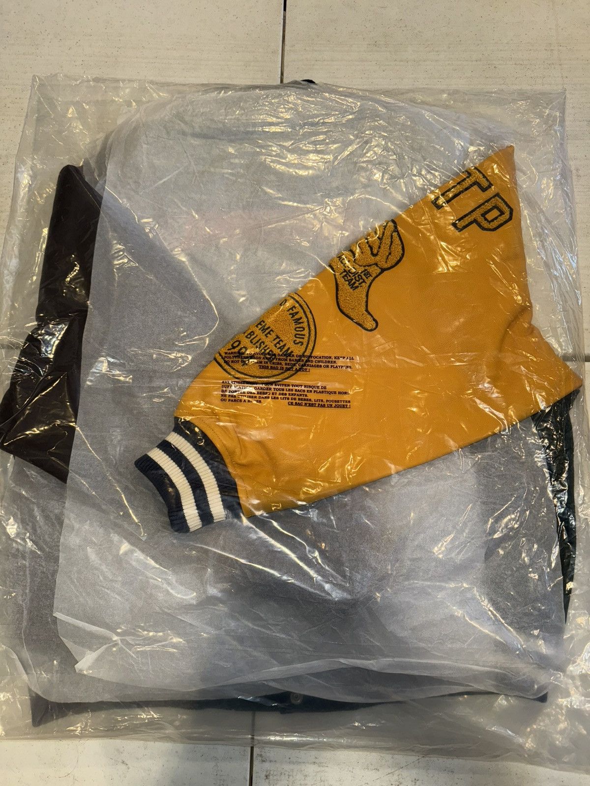 Maison Margiela × Supreme Supreme MM6 Maison Margiela Split Varsity Jacket Size US XL / EU 56 / 4 - 7 Thumbnail