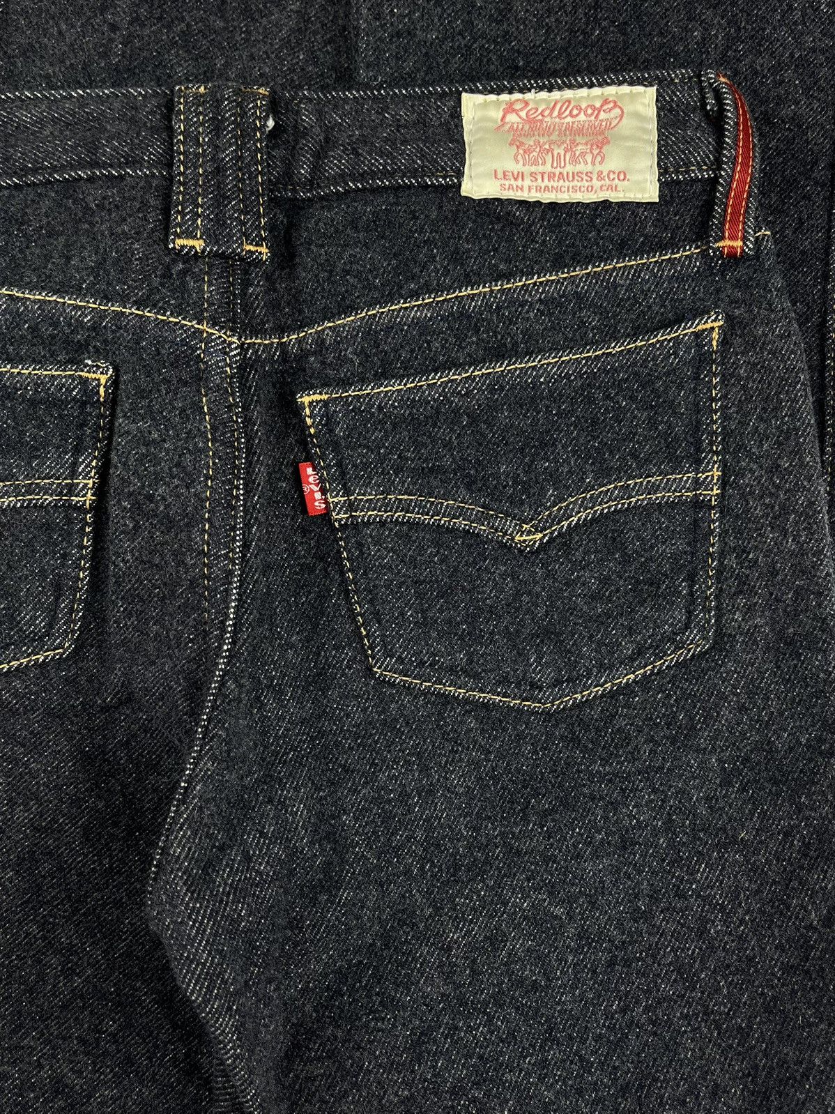 Junya Watanabe × Levi's AW03 Junya Watanabe Levi’s Flared Wool Jeans Pants Gray Size US 26 / EU 42 - 4 Thumbnail
