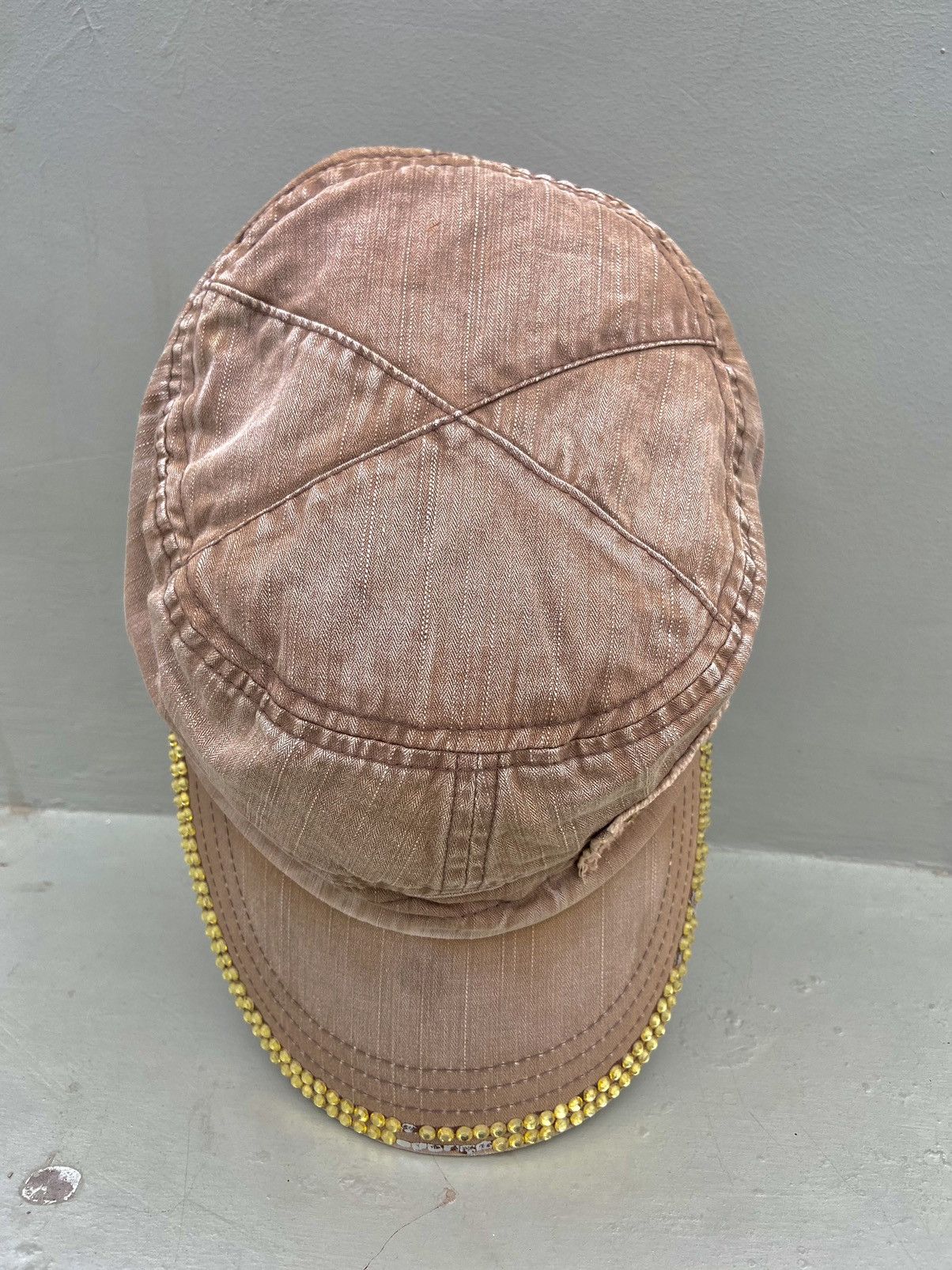 Hysteric Glamour × If Six Was Nine × Japanese Brand 2000s black studded zircon washed patrol hat Size ONE SIZE - 5 Thumbnail