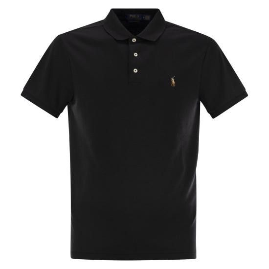Polo Ralph Lauren POLO RALPH LAUREN Men Polo Shirts 710713130 BLACK Size US L / EU 52-54 / 3 - 1 Thumbnail