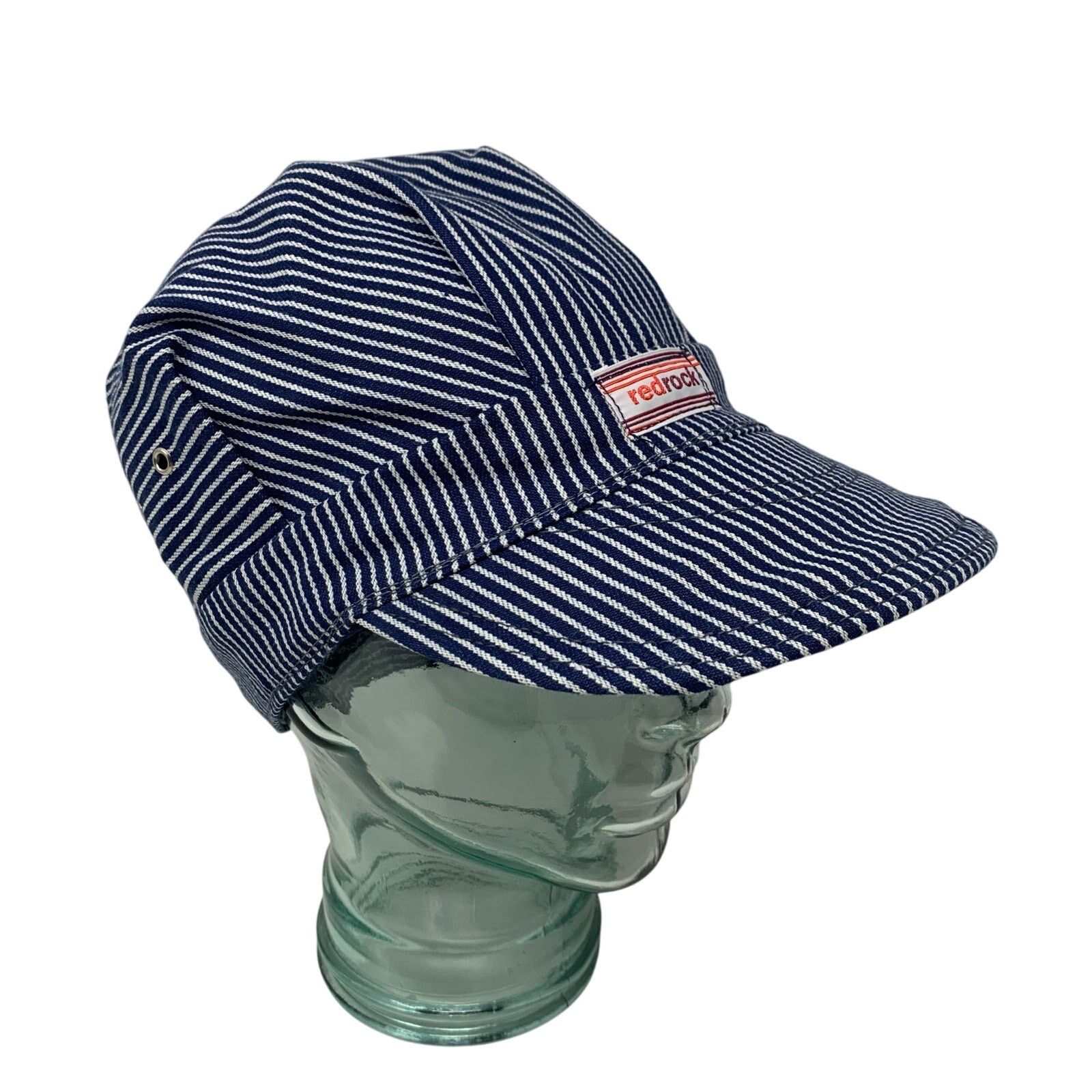 Unknown London NWT Red Rock Railroad Engineer Conductor Hat Mens 7 3/8 Size ONE SIZE - 1 Thumbnail