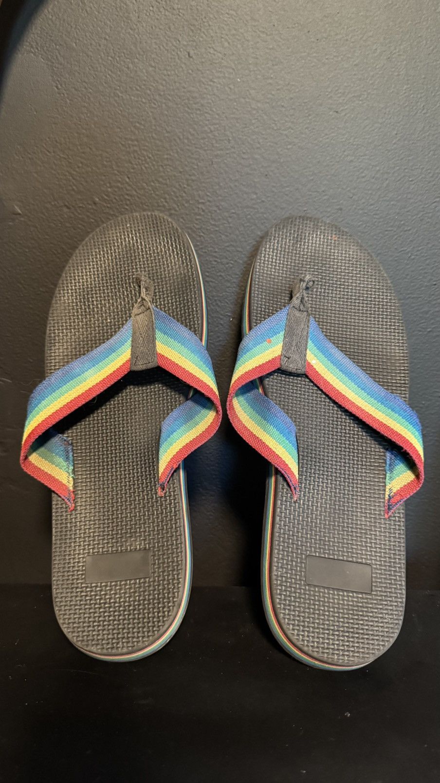 Saint Laurent Paris Saint Laurent Paris - rainbow 🌈 thong sandal Size US 13 / EU 46 - 3 Thumbnail