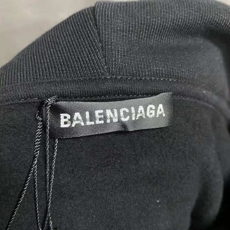 Balenciaga Balenciaga Black Crown Logo Hoodie-2506 Size US XS / EU 42 / 0 - 3 Thumbnail