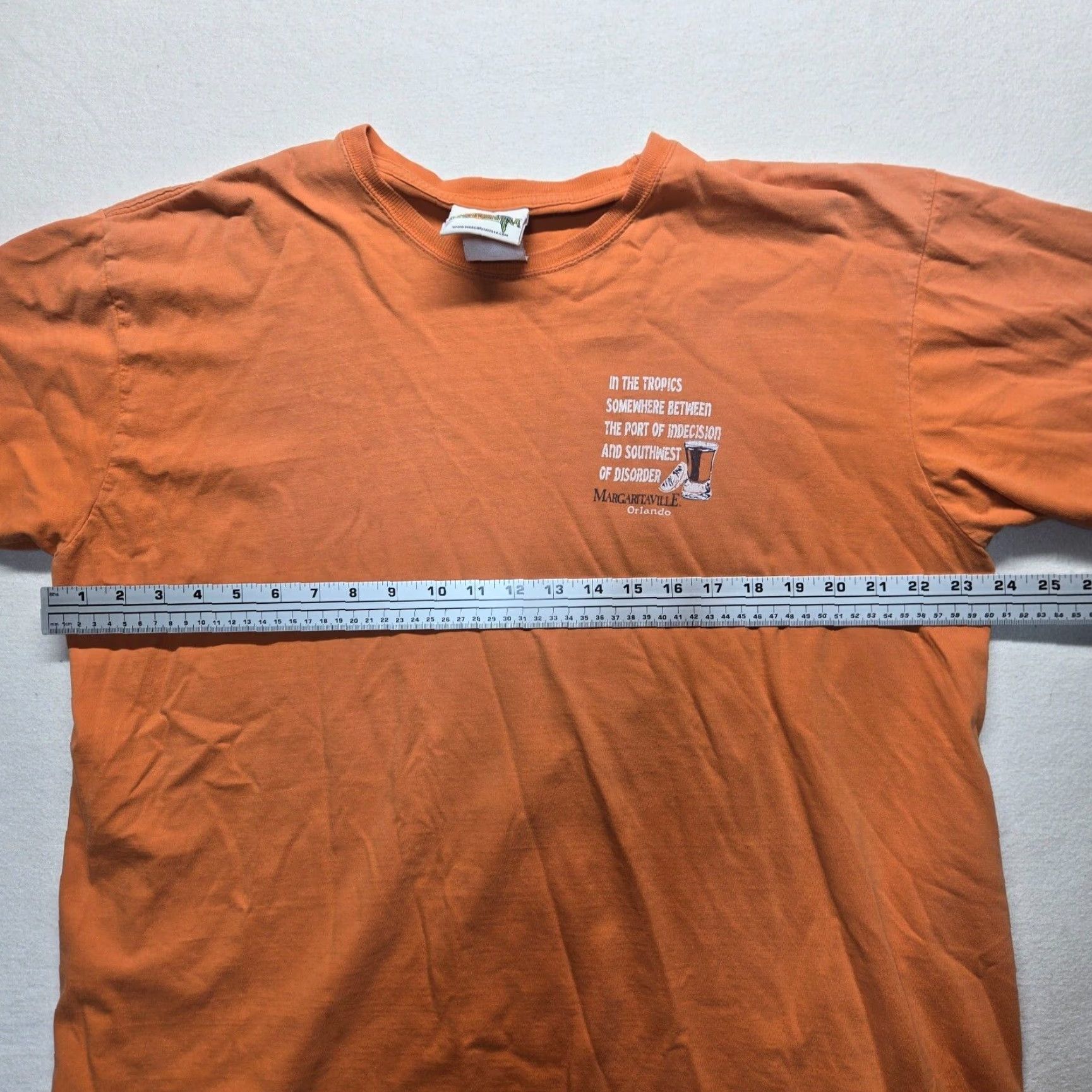 Vintage Margaritaville T-Shirt / Shirt Unisex Adults 2X Orange Logo Beach Tropical 90s Style Mens Womens Boys Girls Size US XXL / EU 58 / 5 - 5 Thumbnail
