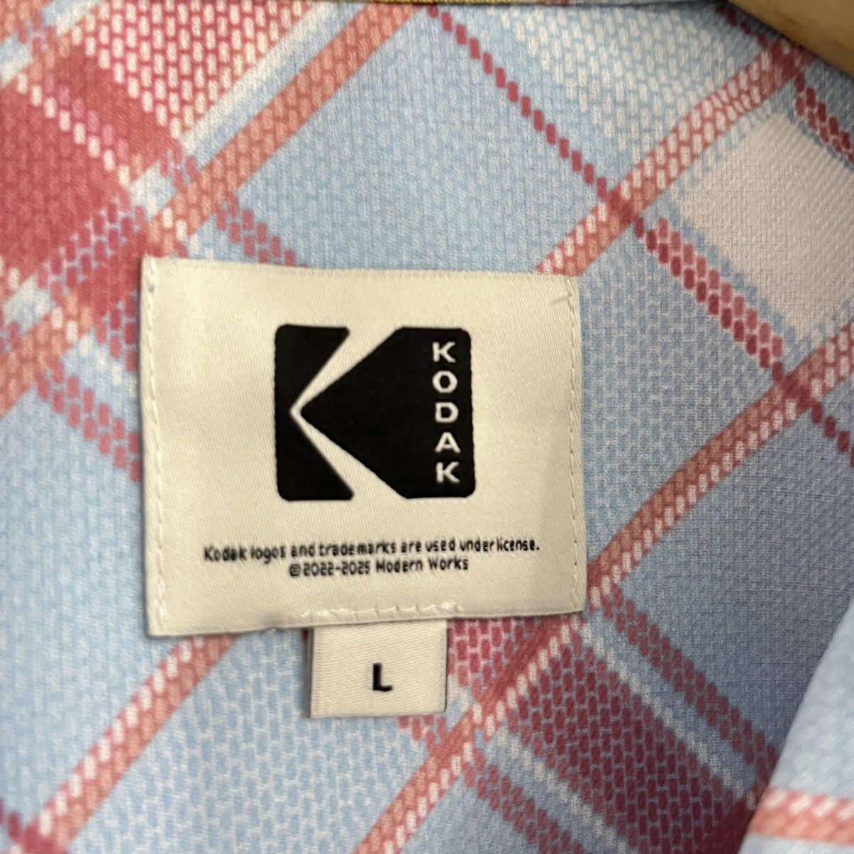 Kodak Kodak - Plaid Opencollar Short Sleeve Button Up Size US L / EU 52-54 / 3 - 4 Thumbnail