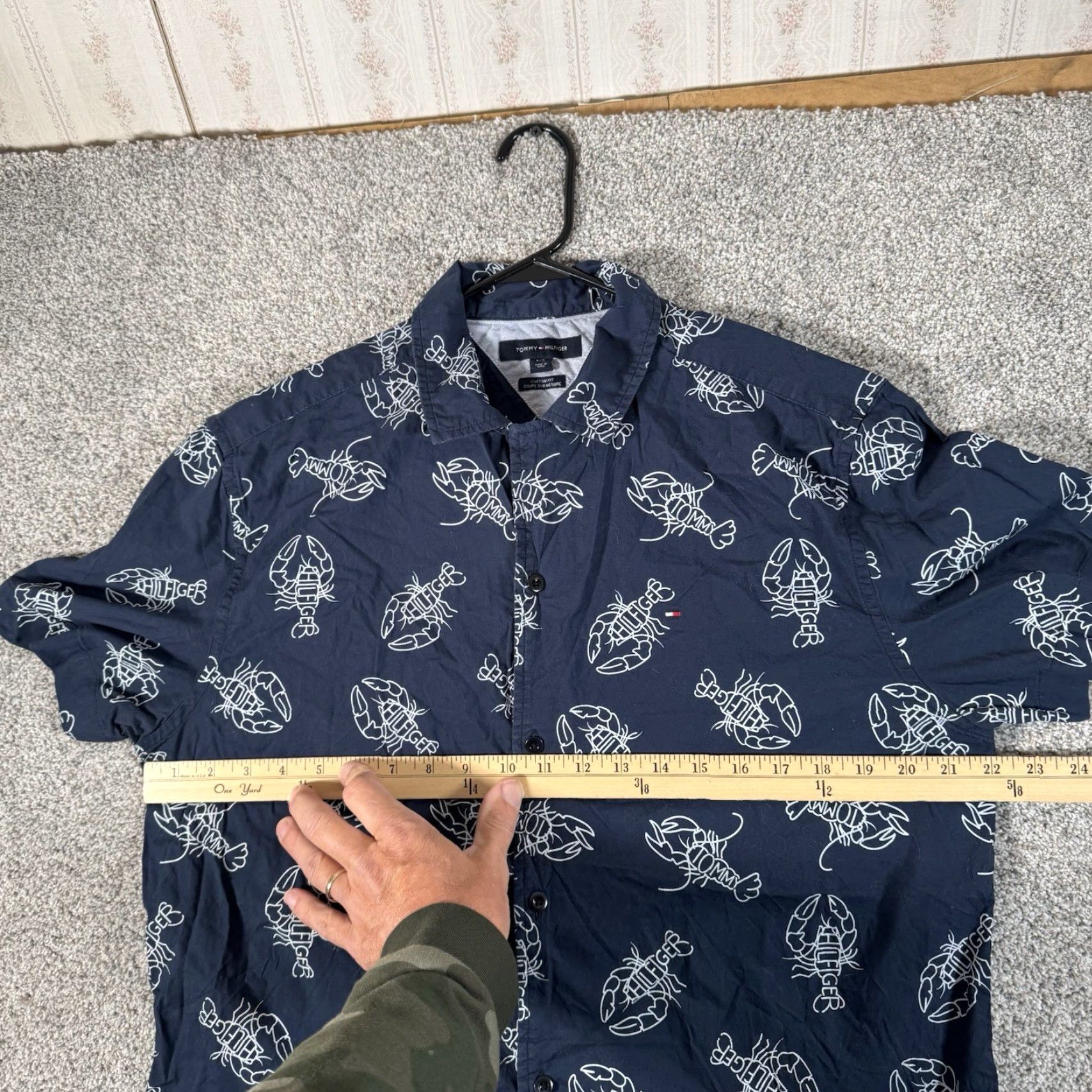 Tommy Hilfiger Tommy Hilfiger Shirt Sz L Button-Up Nautical Preppy Coastal Summer Spring Men Size US L / EU 52-54 / 3 - 3 Thumbnail