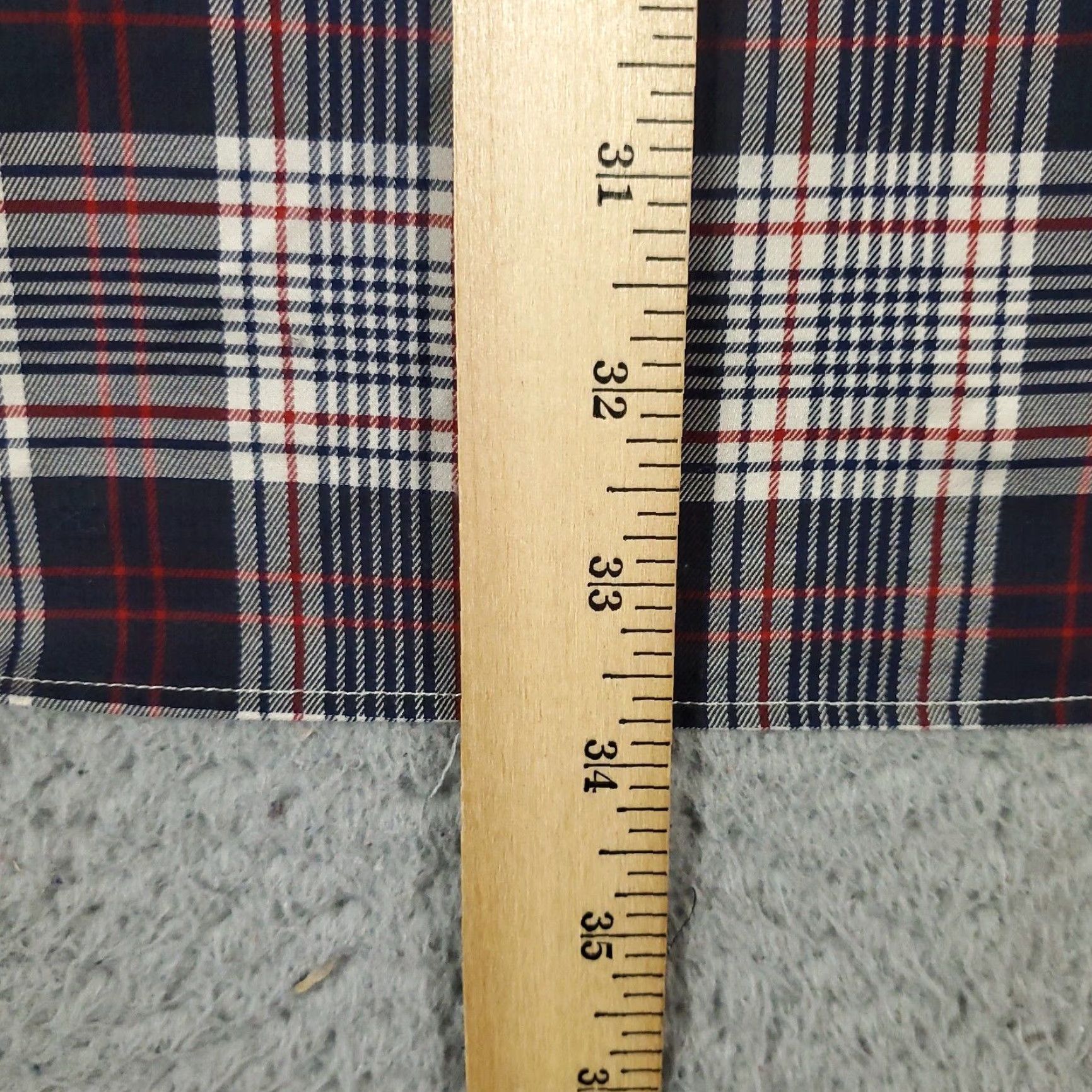 Nautica Nautica Shirt 2XL Plaid Button-Up Long Sleeve Cotton Casual Red/Blue Mens Size US XXL / EU 58 / 5 - 6 Thumbnail