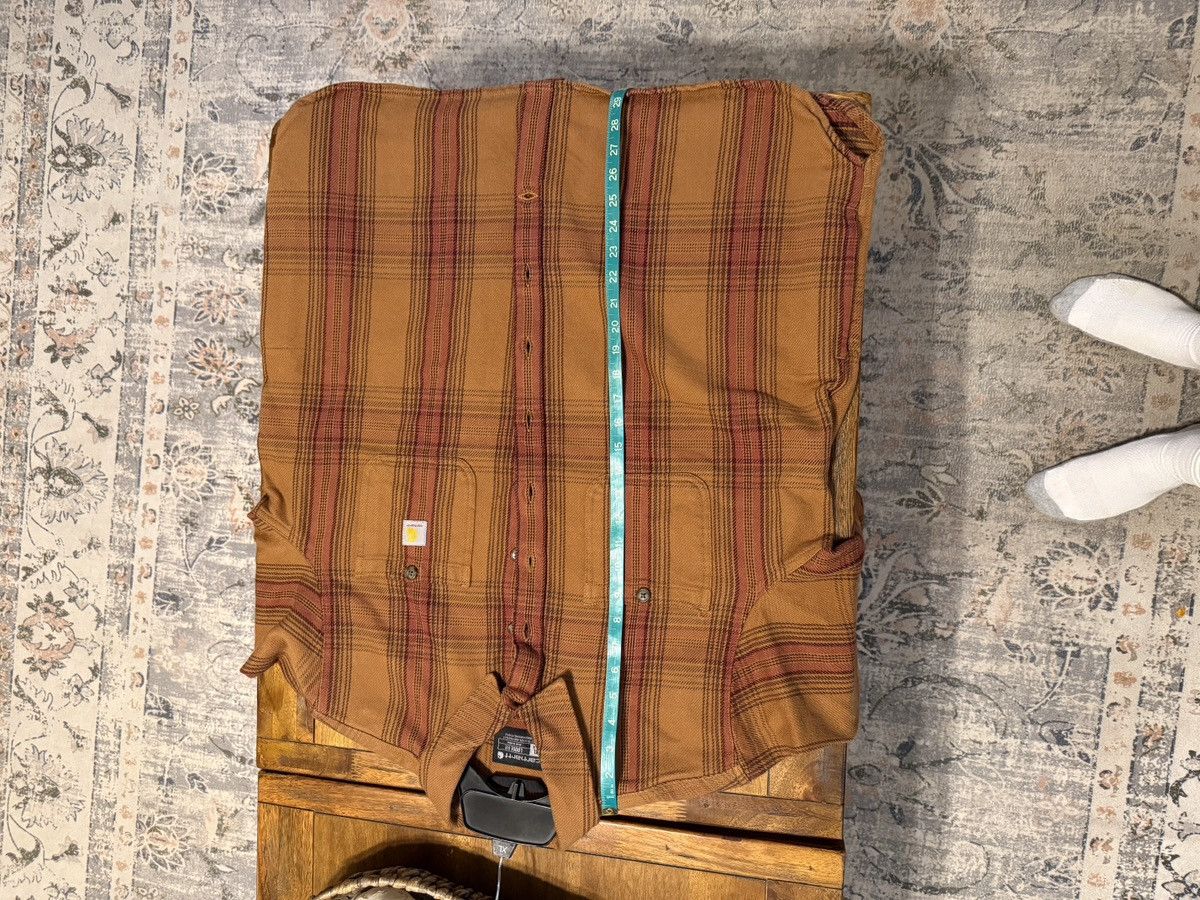 Carhartt Brown and Red Carhartt Shacket Size US L / EU 52-54 / 3 - 4 Thumbnail