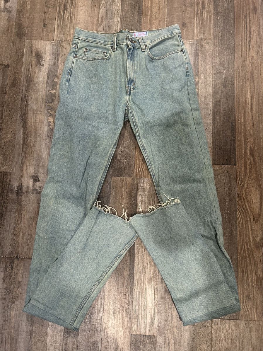 Other Vale Lives Light Wash Stacked Jeans Size US 32 / EU 48 - 1 Thumbnail