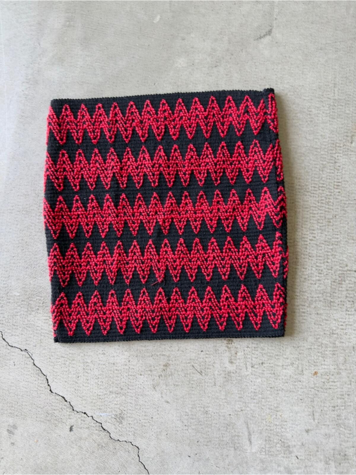 REVOLVE Crochet Zigzag Top or Skirt / Red Black Size S / US 4 / IT 40 - 5 Thumbnail