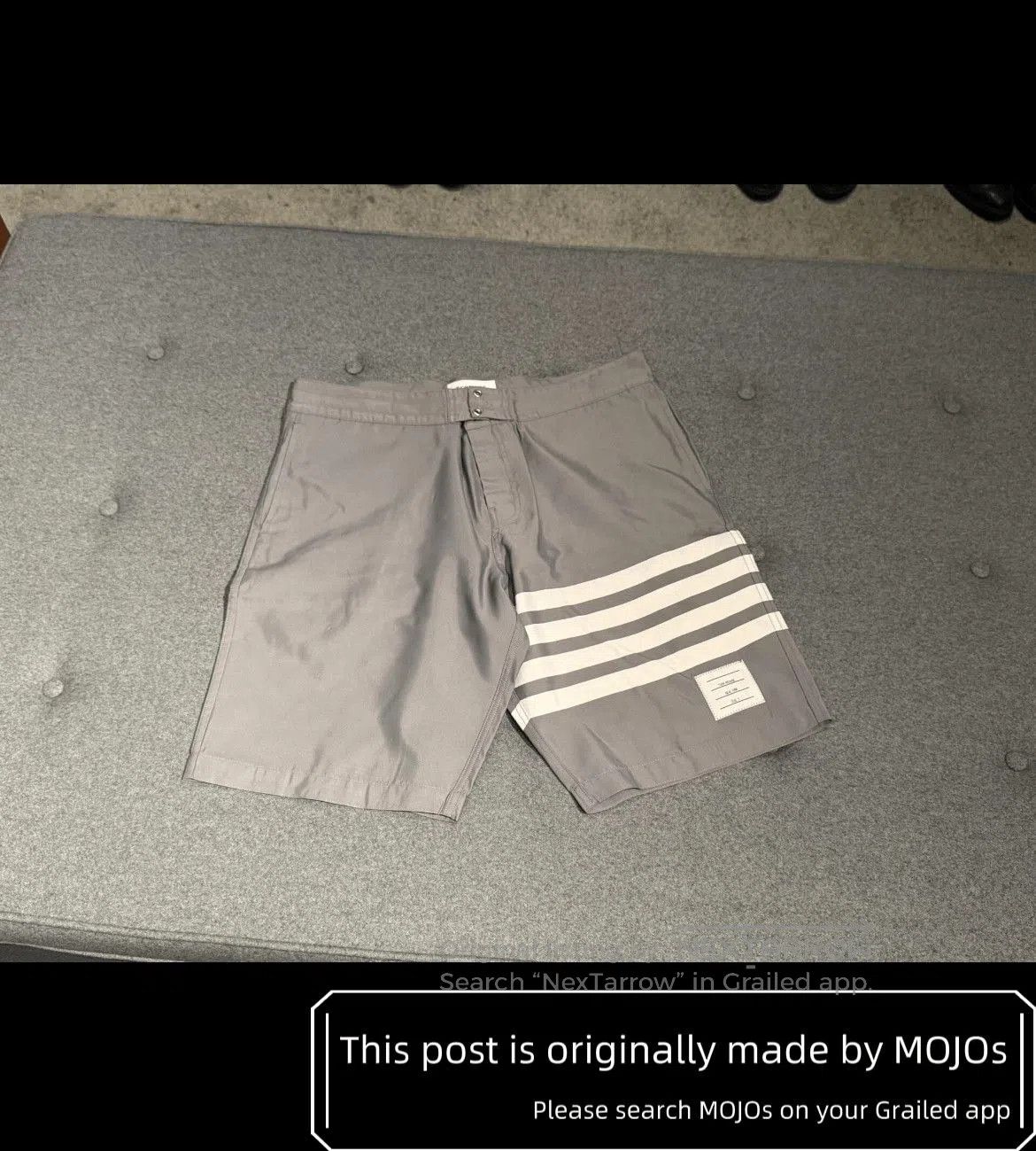 Thom Browne Sz 2 Thom Browne White Stripe Beach Shorts. Size US 32 / EU 48 - 3 Thumbnail