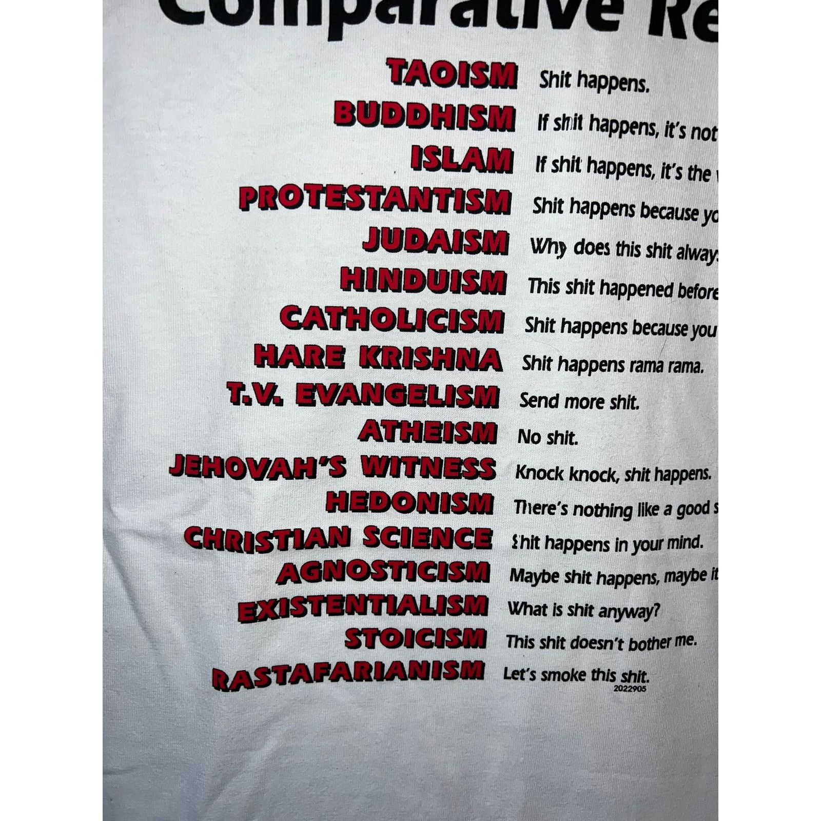 Gildan Vintage Short Guide Religon Shirt Joke Religous Shirt VTG S Size US S / EU 44-46 / 1 - 5 Thumbnail