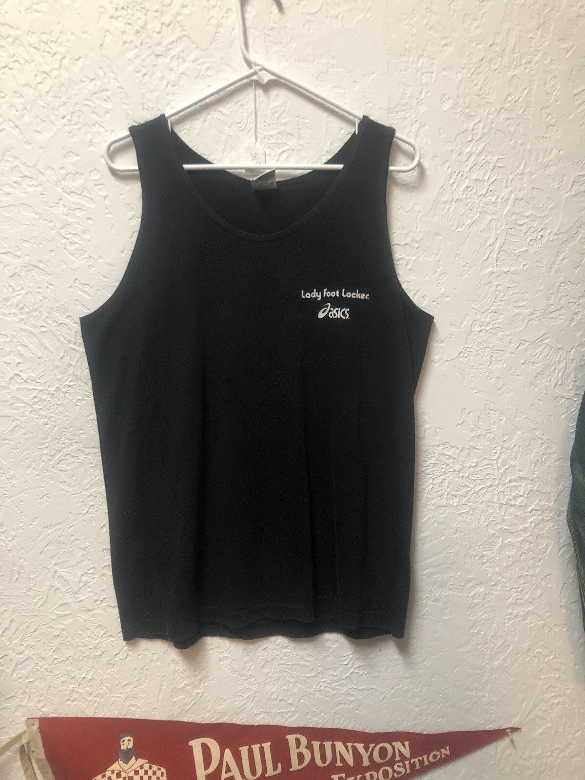 Vintage 90s Tank Top Shirt Lady Foot Locker ASIC Women Empowerment L Size L / US 10 / IT 46 - 1 Thumbnail