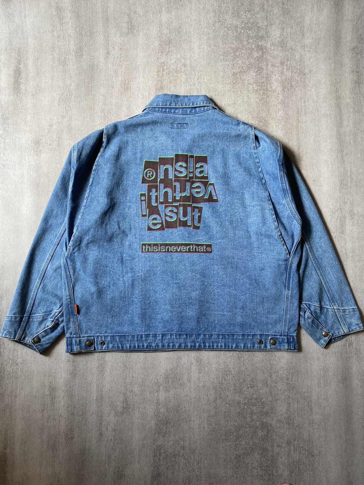 thisisneverthat Detroit Jacket Thisisneverthat blue jeans Size US XL / EU 56 / 4 - 1 Thumbnail