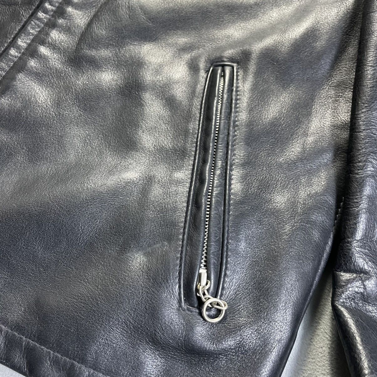 Schott Schott 141 Cowhide Leather Single Riders Jacket Blouson Size US XS / EU 42 / 0 - 7 Thumbnail