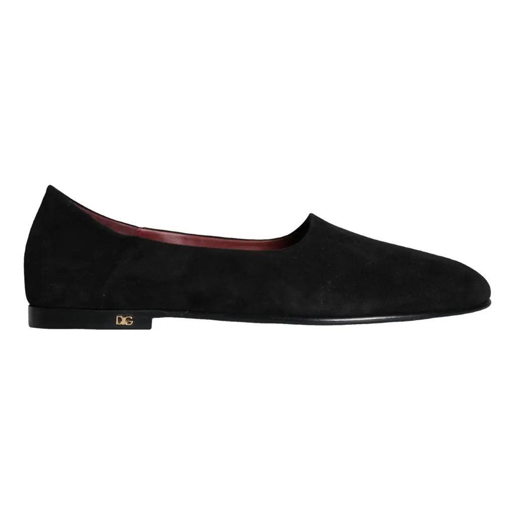 Dolce & Gabbana o1y0125 Logo Loafers in Black Size US 6 / EU 39 - 1 Thumbnail