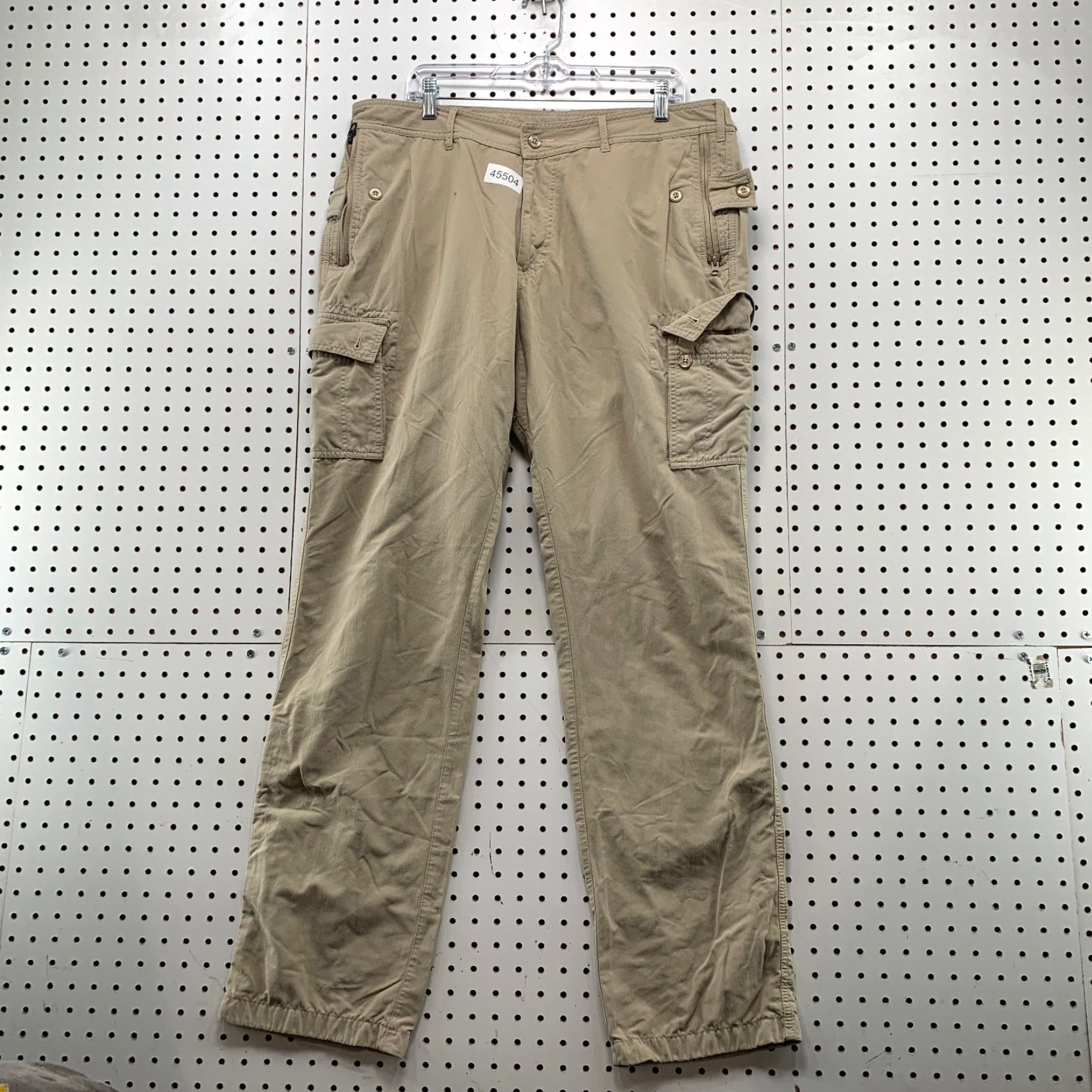 Vintage Clothing Arts Pants Mens Beige 38x34 P Cubed Pick Pocket Proof Business Travel Pants Size US 38 / EU 54 - 2 Thumbnail