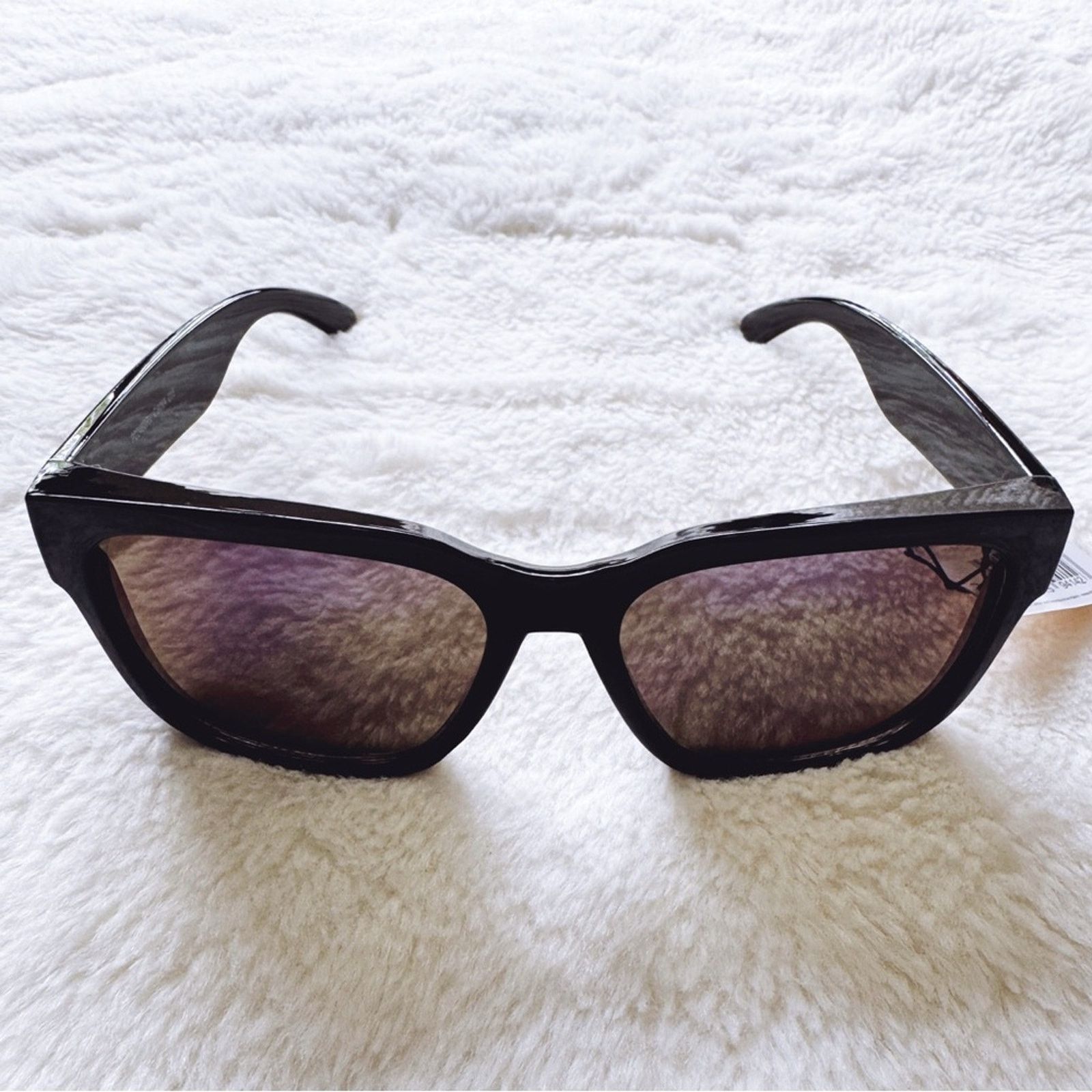 Other Cedric Black w/ Blue Lenses Mirrored Sunglasses Size ONE SIZE - 5 Thumbnail