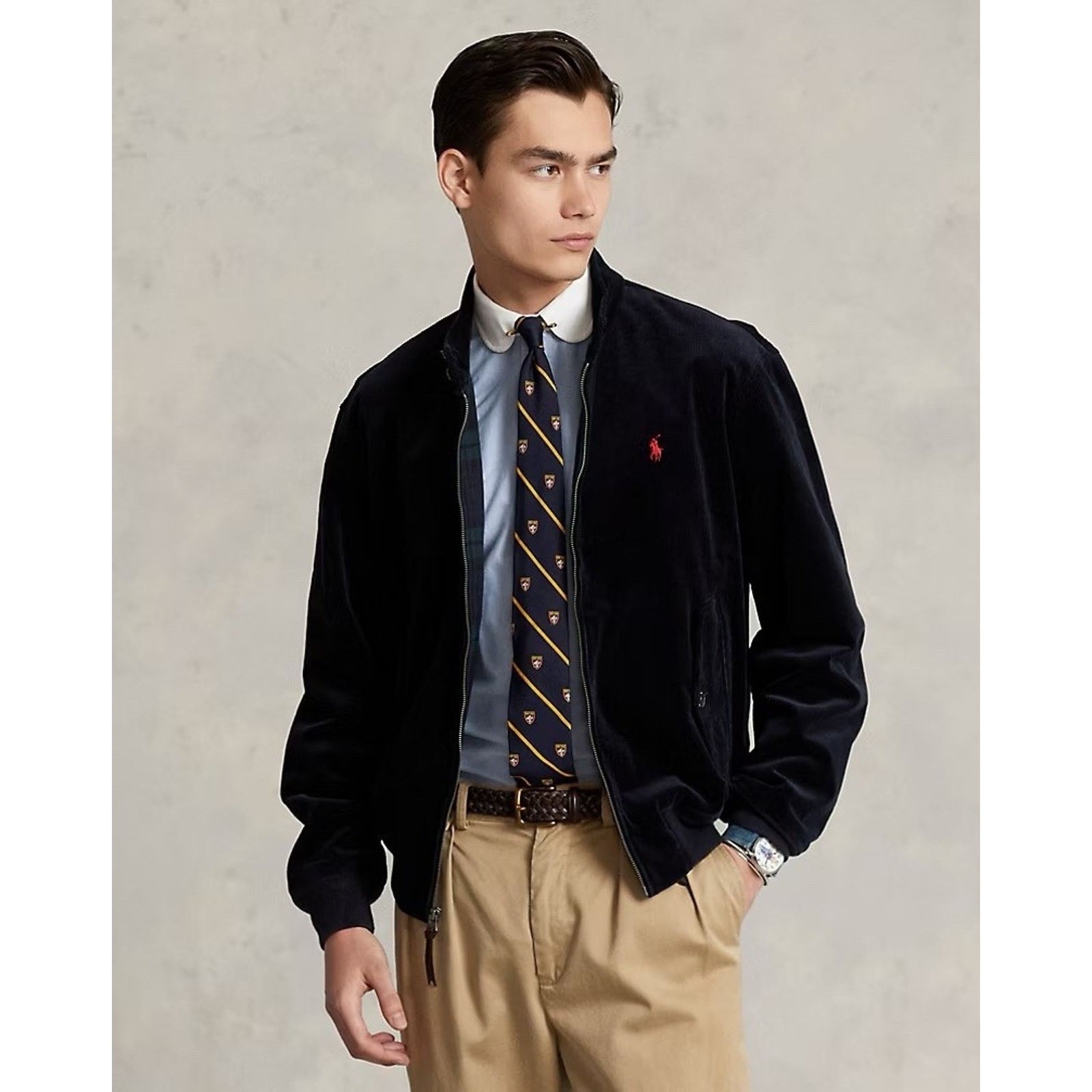 Polo Ralph Lauren NWT Polo Ralph Lauren Men Stretch Corduroy Jacket Navy Large Size US L / EU 52-54 / 3 - 10 Thumbnail