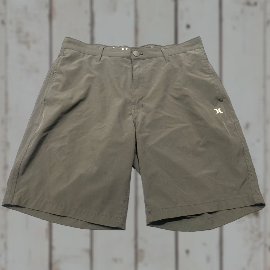 Hurley Hurley Mens Shorts 34 Bermuda Quick Dry Stretch All Day Logo Black Summer Casual Size US 34 / EU 50 - 1 Thumbnail