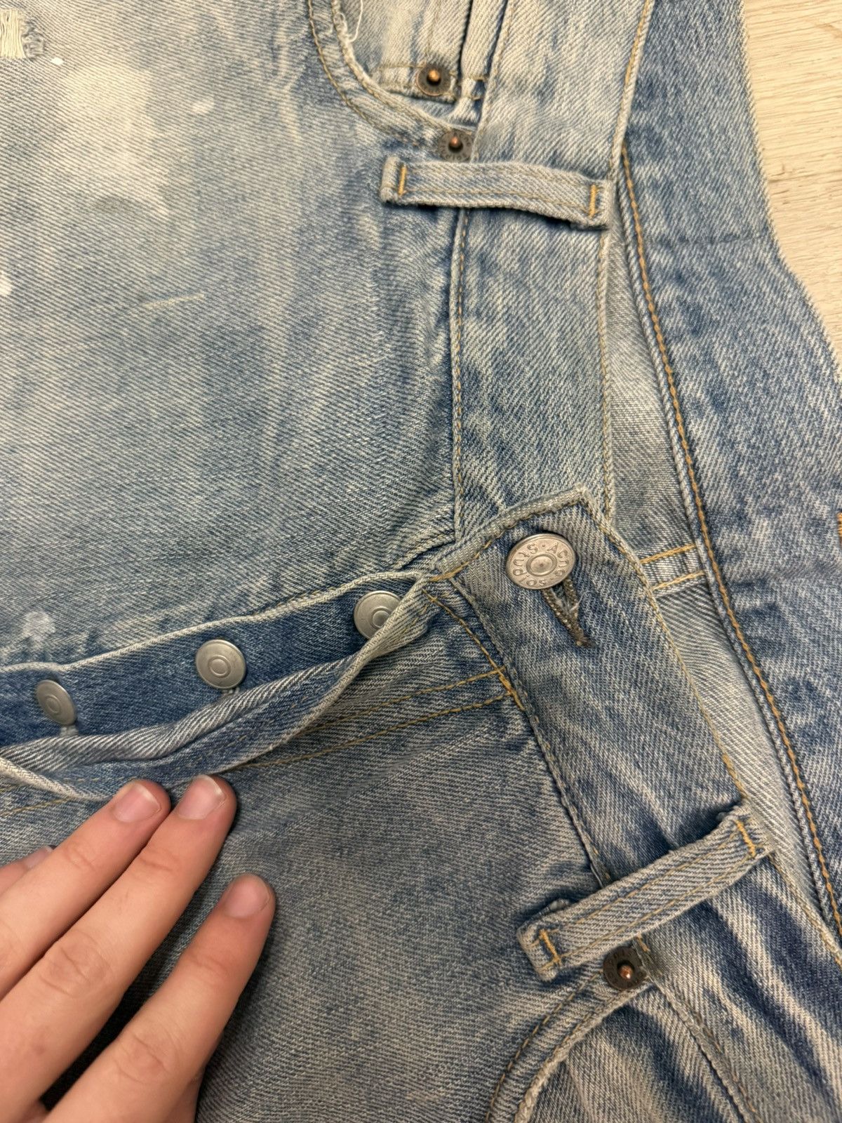 Acne Studios Acne Studios Paint Splatter Denim Size US 32 / EU 48 - 3 Thumbnail