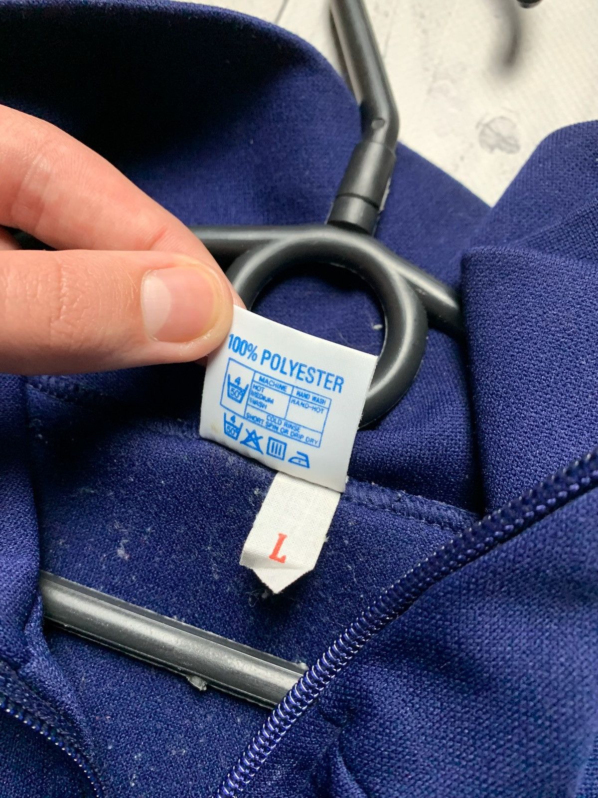 Nike × Vintage Vintage Nike Retro track jacket size M/L rare navy Size US M / EU 48-50 / 2 - 6 Thumbnail