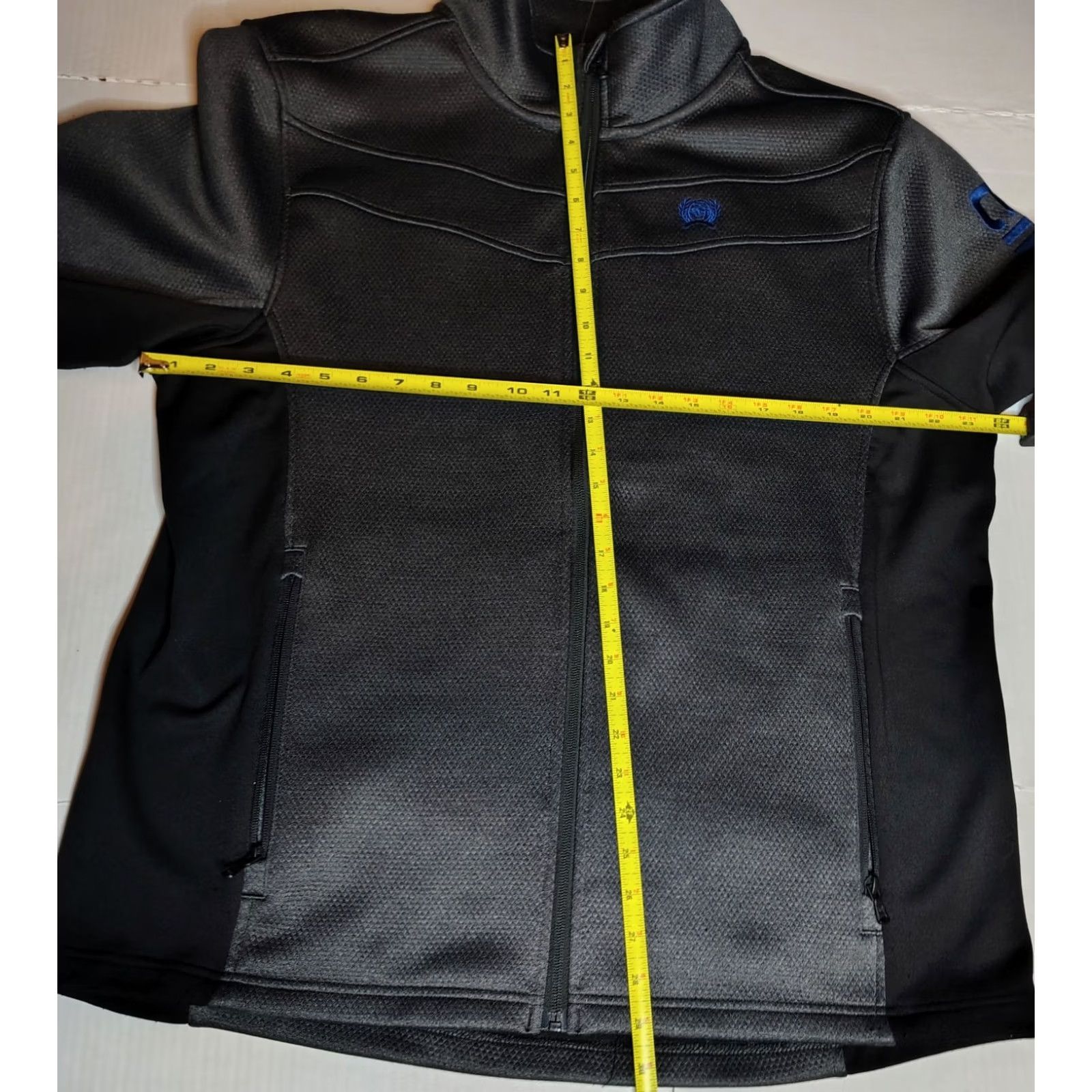 Vintage Cinch Jacket Mens XL Bonded Softshell Fleece Full Zip Tech Metallic Silver Size US XL / EU 56 / 4 - 4 Thumbnail
