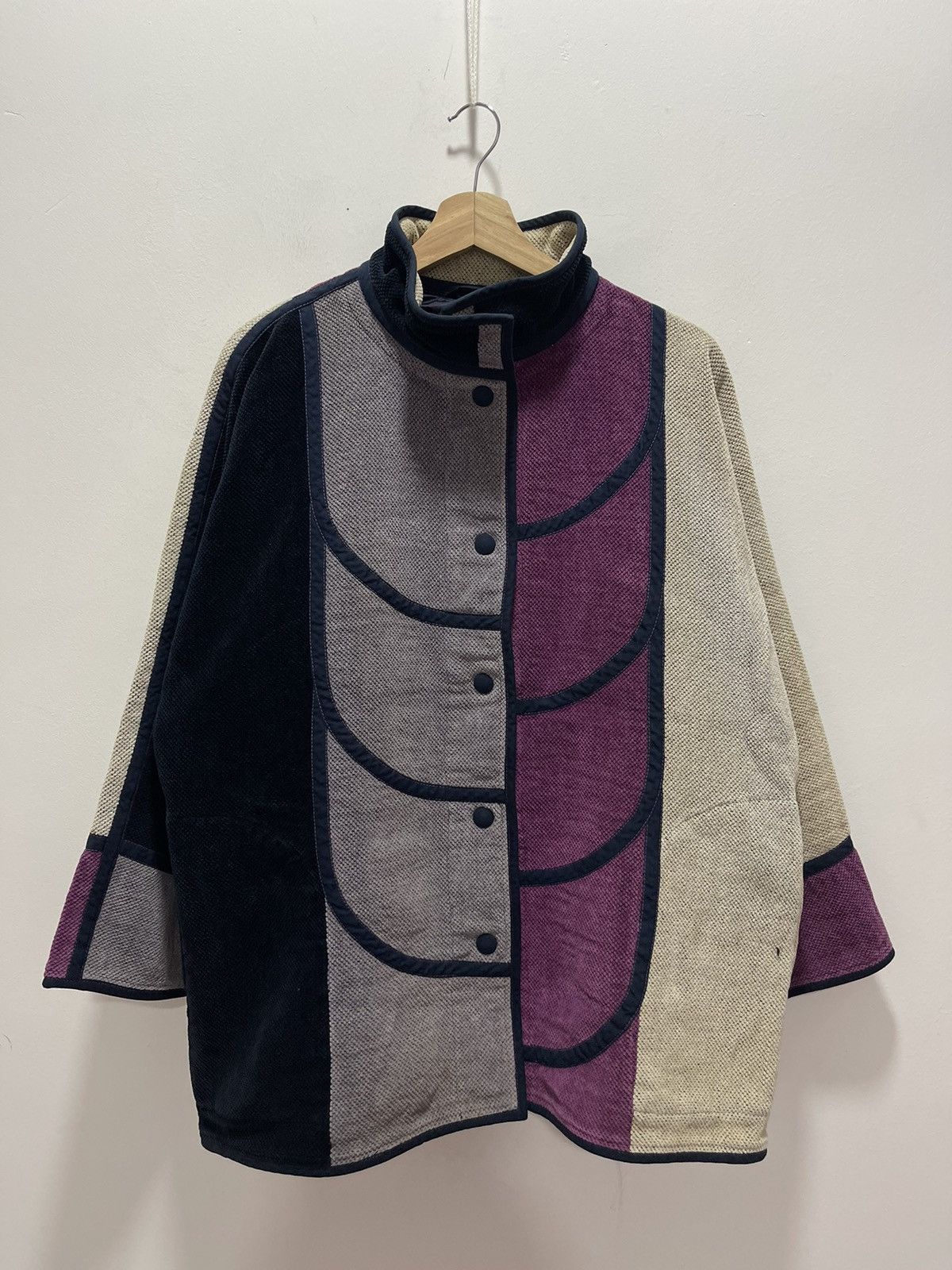 Annikki Karvinen DESIGNER ANNIKKI KARVINEN HANDMADE MULTICOLOR JACKET Size US S / EU 44-46 / 1 - 1 Thumbnail