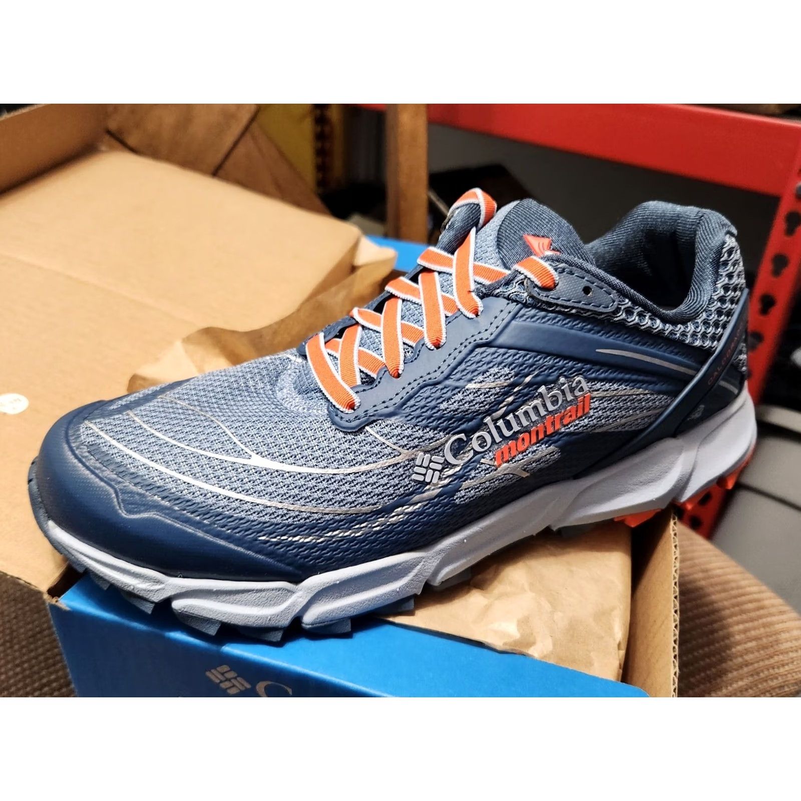Vintage VINTAGE? (no) — NIB Columbia Montrail Caldorado III Outdry Trail Waterproof Running Shoes, 8.5 M Women Blue Sneaker Athletic Waterproof 8.5 Womens? Size US 9 / IT 39 - 2 Thumbnail