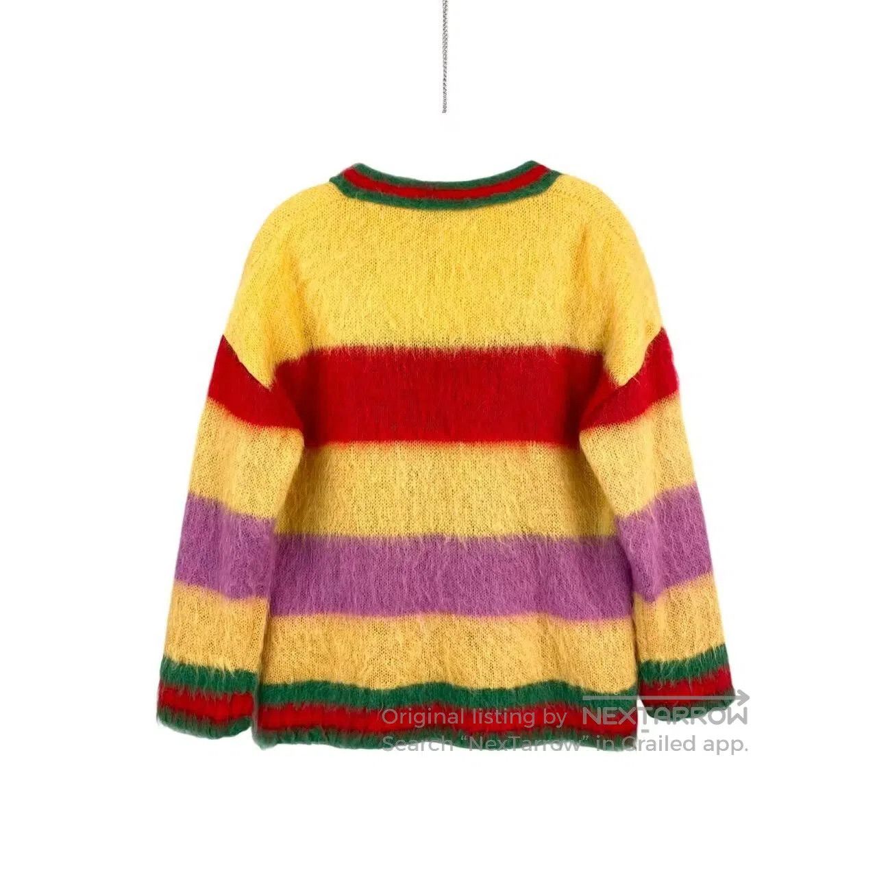 Gucci Guicci Letter logo striped cardigan jacket| Size S / US 4 / IT 40 - 2 Thumbnail